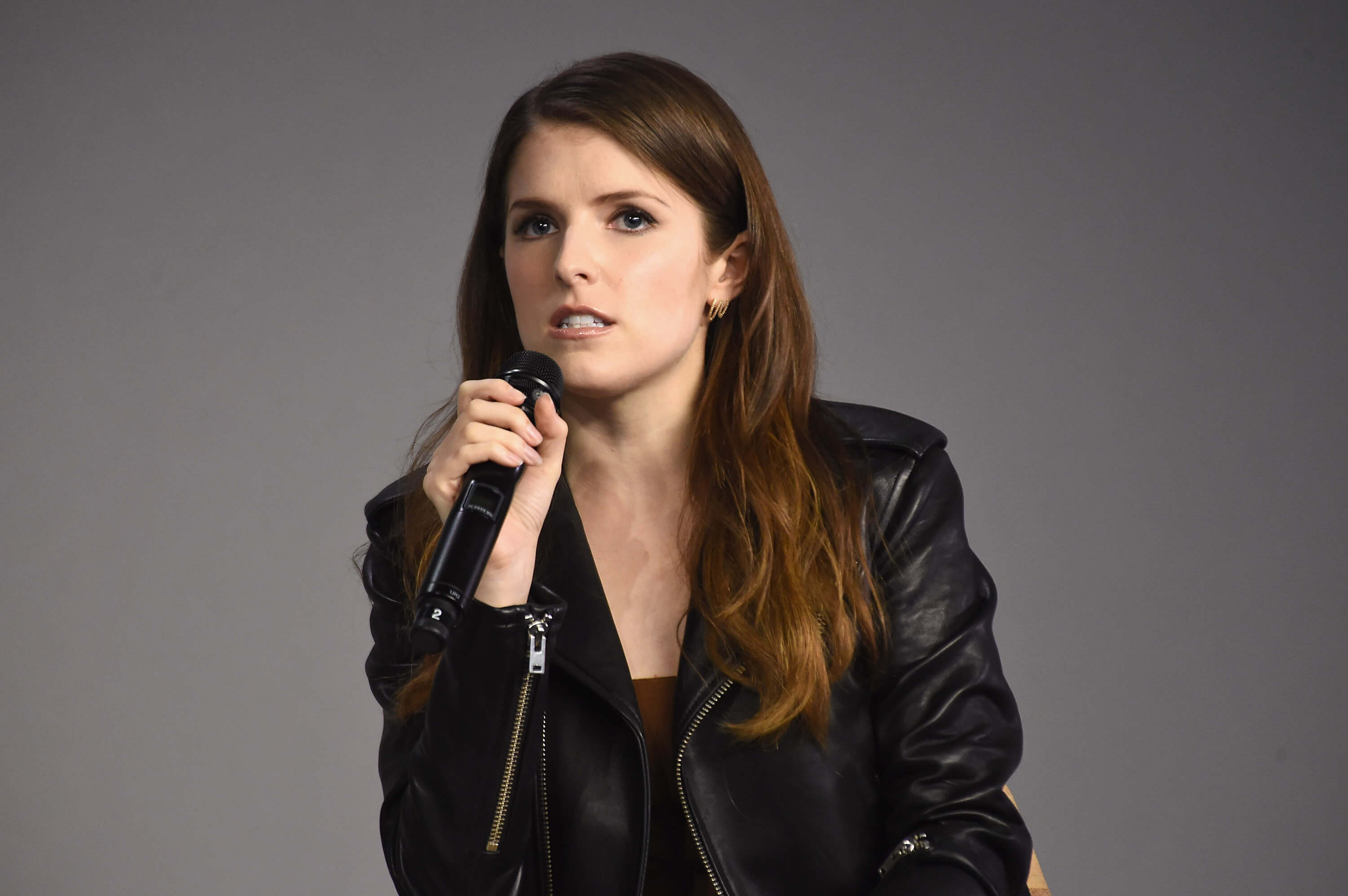 Anna Kendrick promoting Mike & Dave Need Wedding Dates