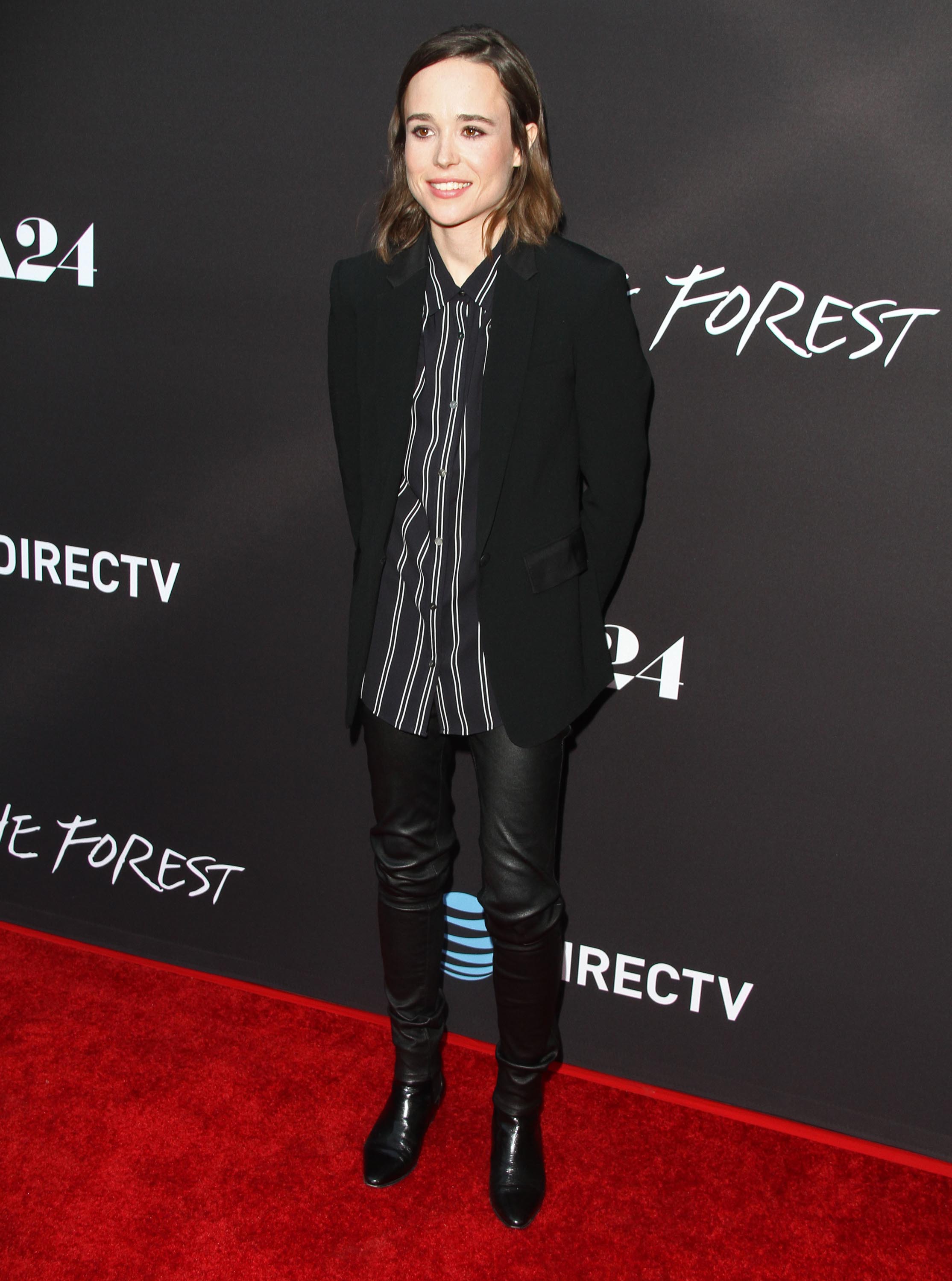 Ellen Page attends A24 Into The Forest Premiere