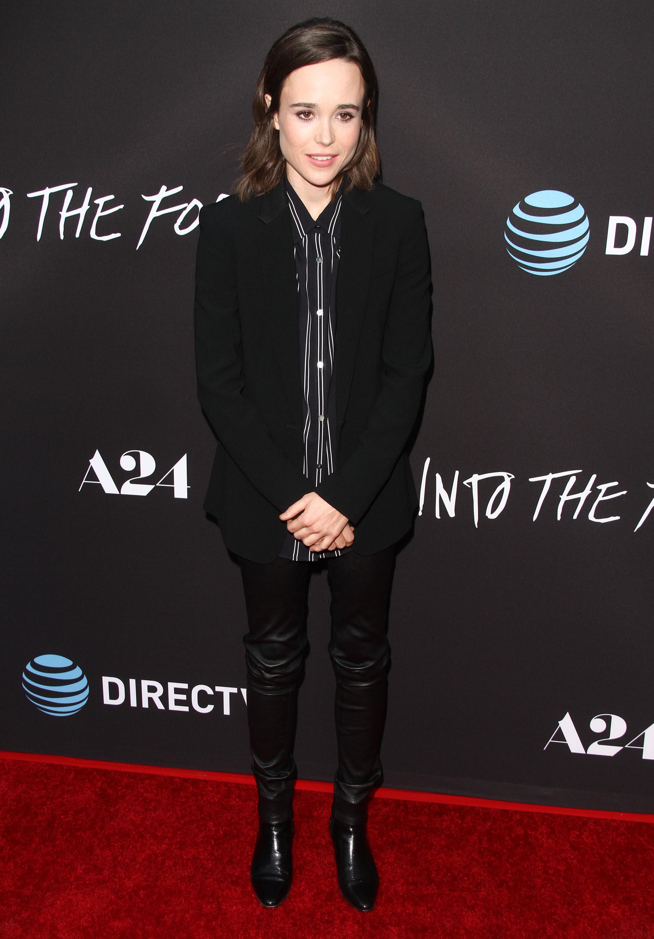 Ellen Page attends A24 Into The Forest Premiere