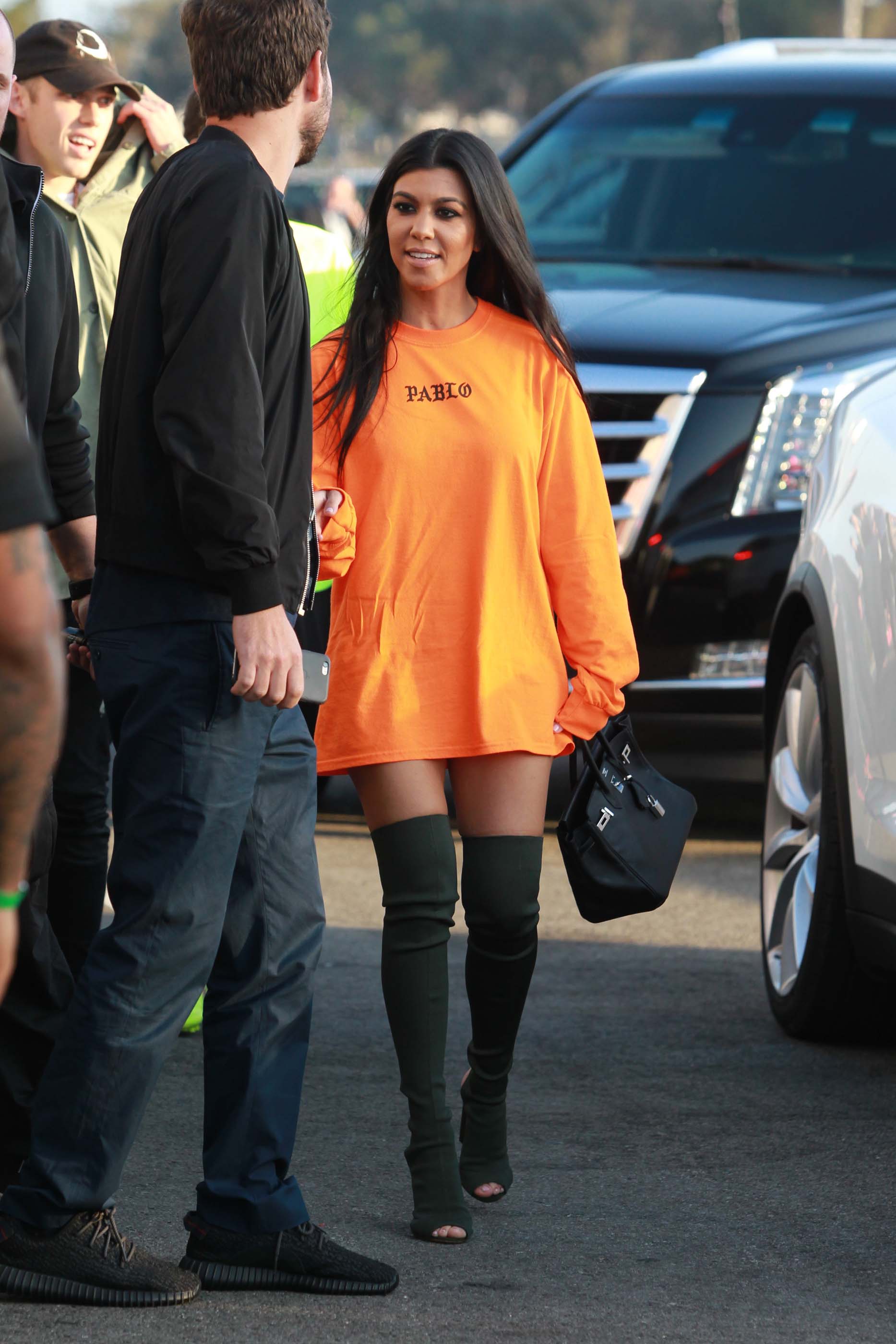K sisters in over-the-knee boots