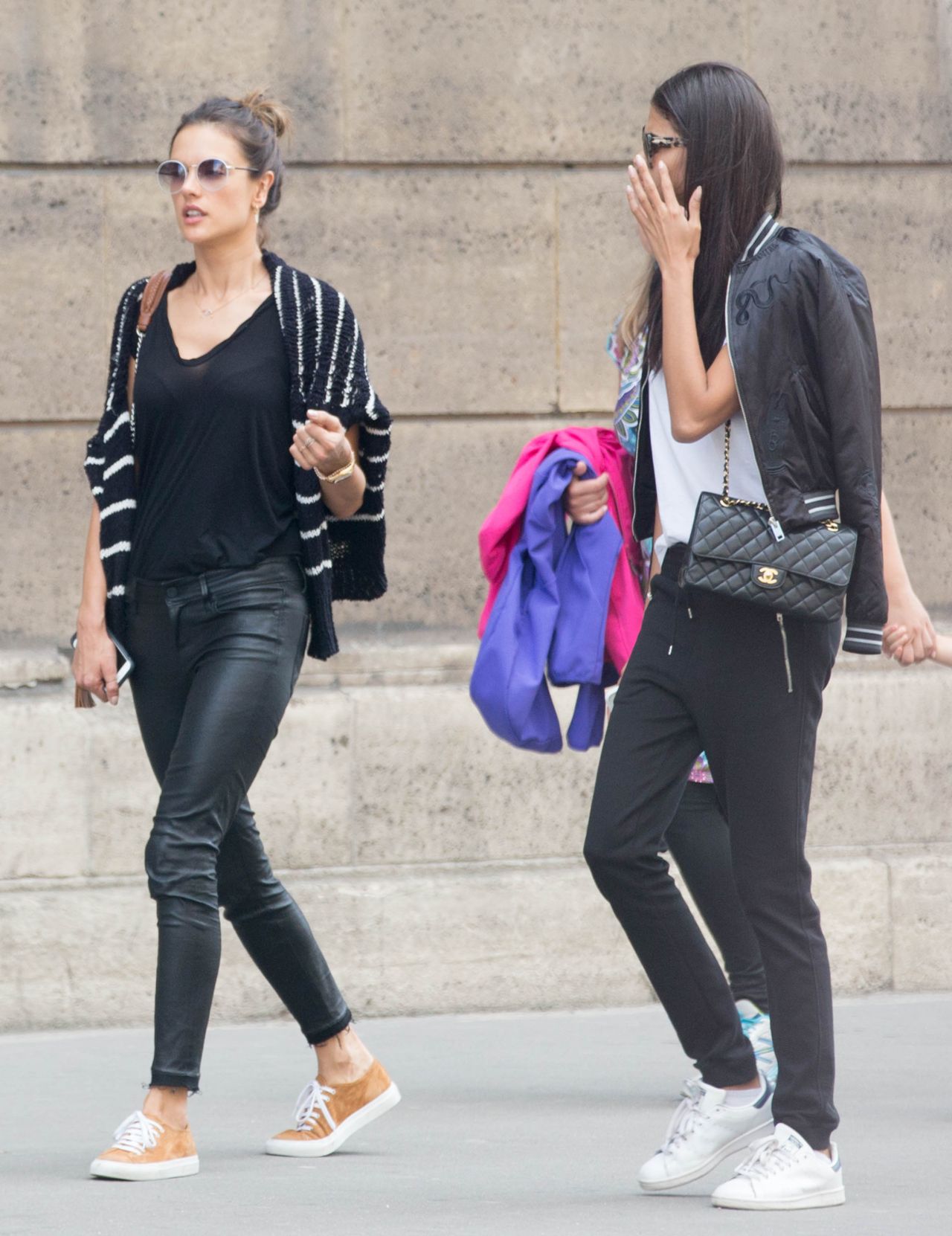 Alessandra Ambrosio out in Paris
