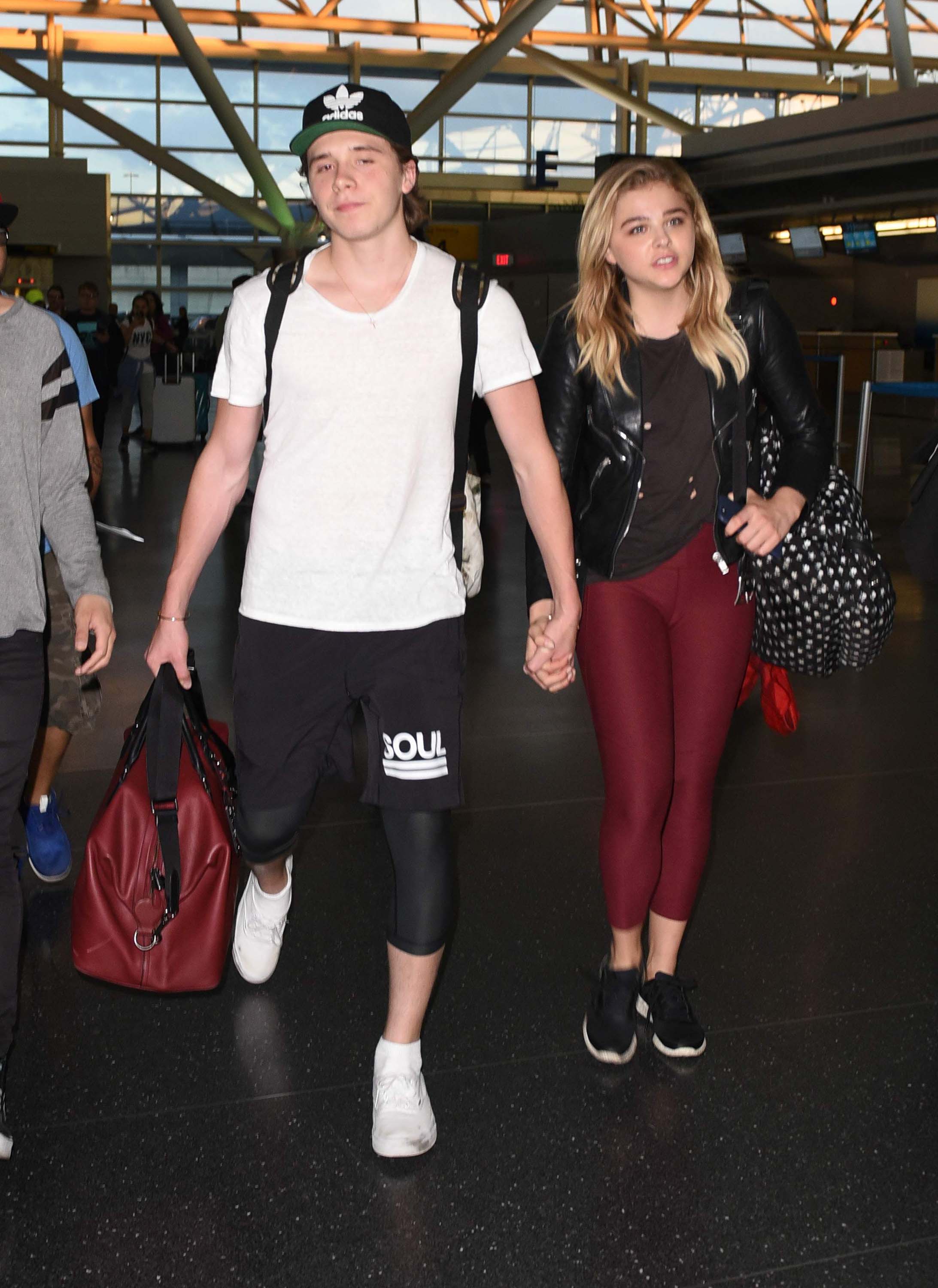 Chloe Moretz at JFK