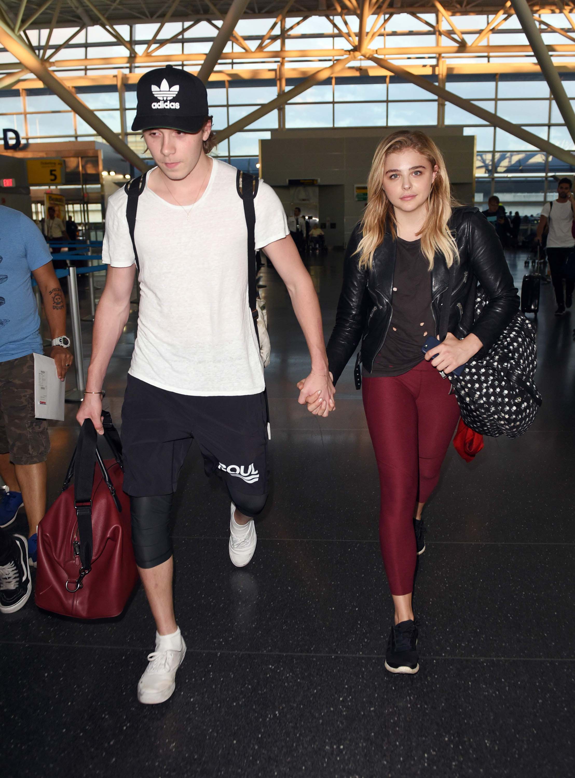 Chloe Moretz at JFK