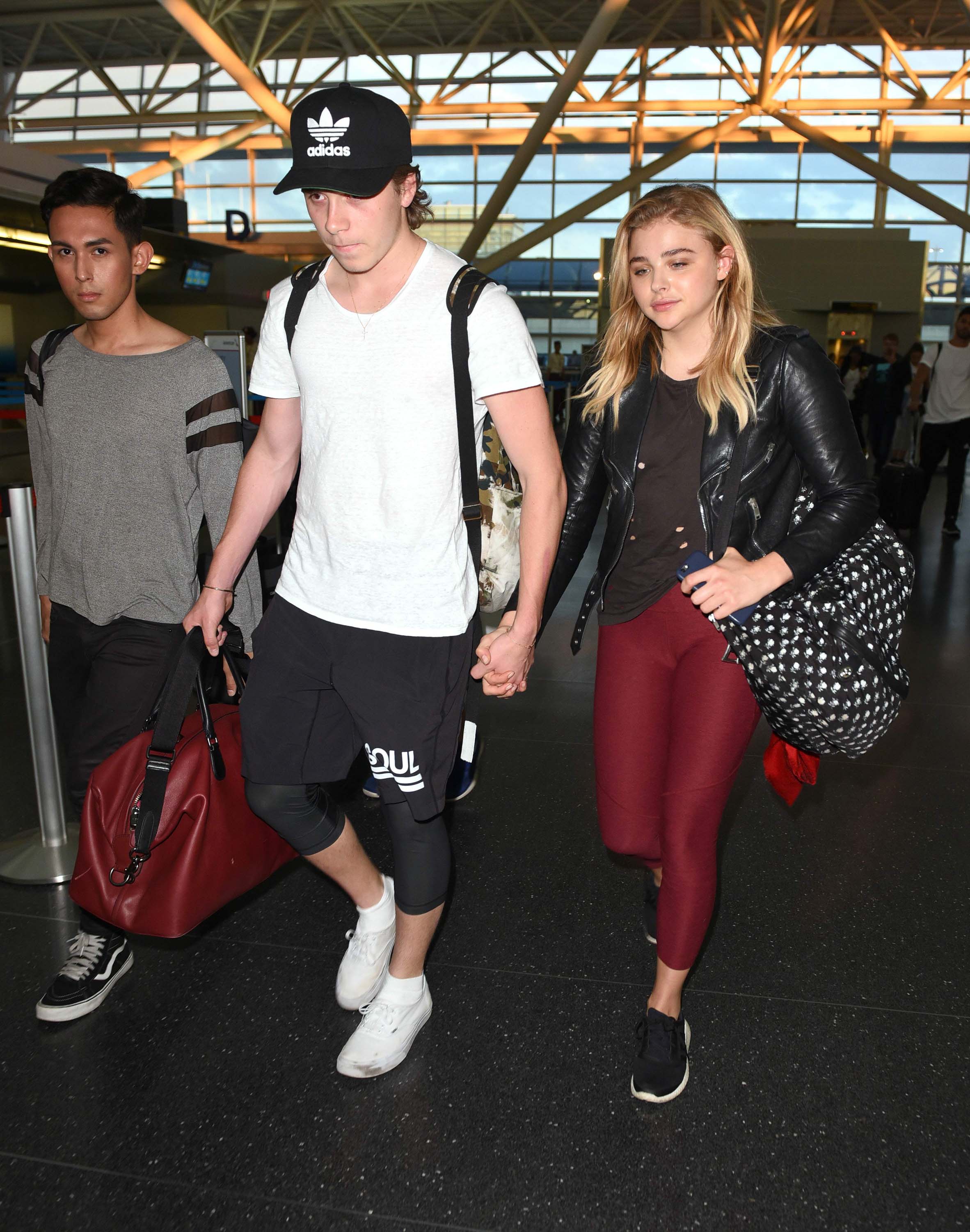 Chloe Moretz at JFK