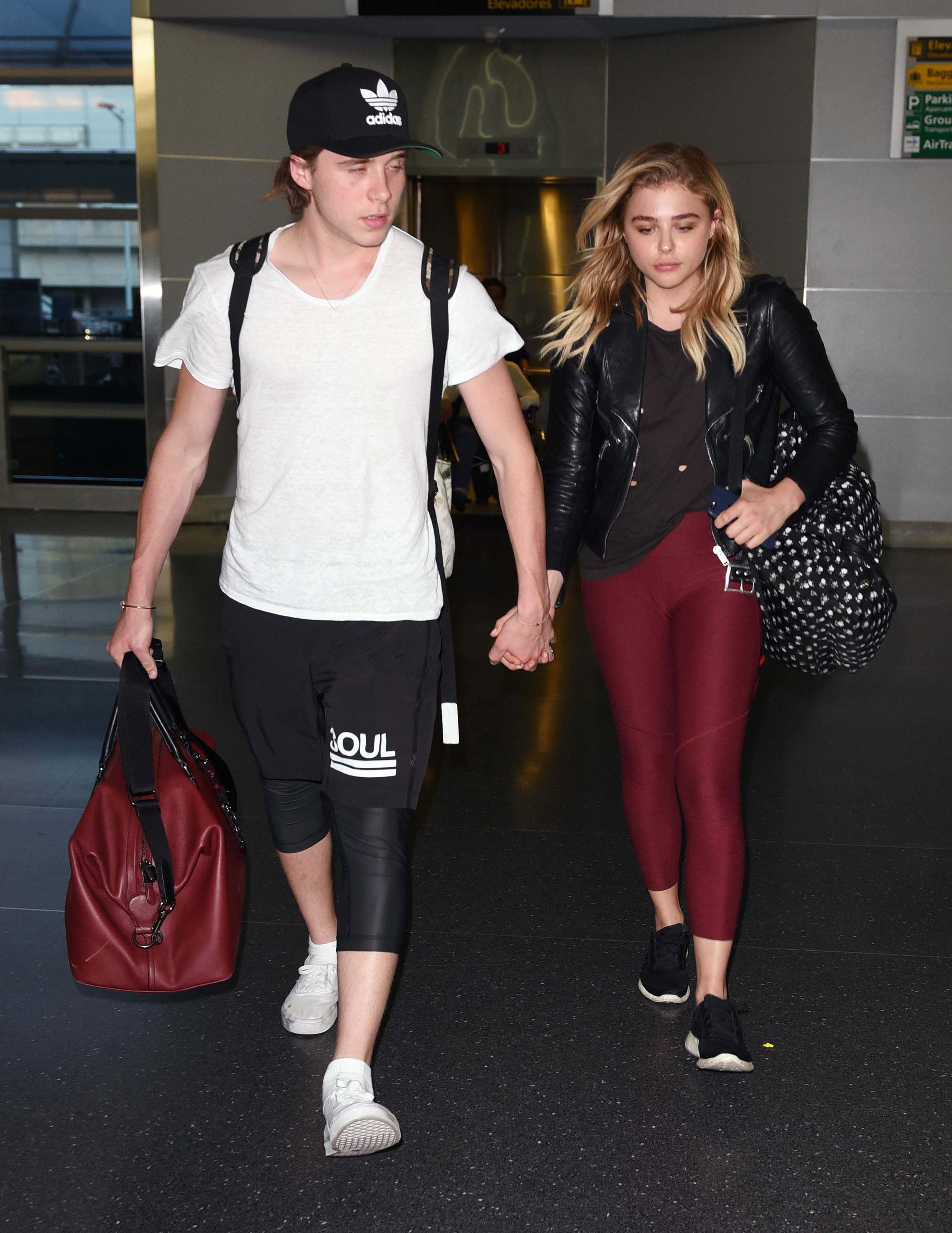 Chloe Moretz at JFK