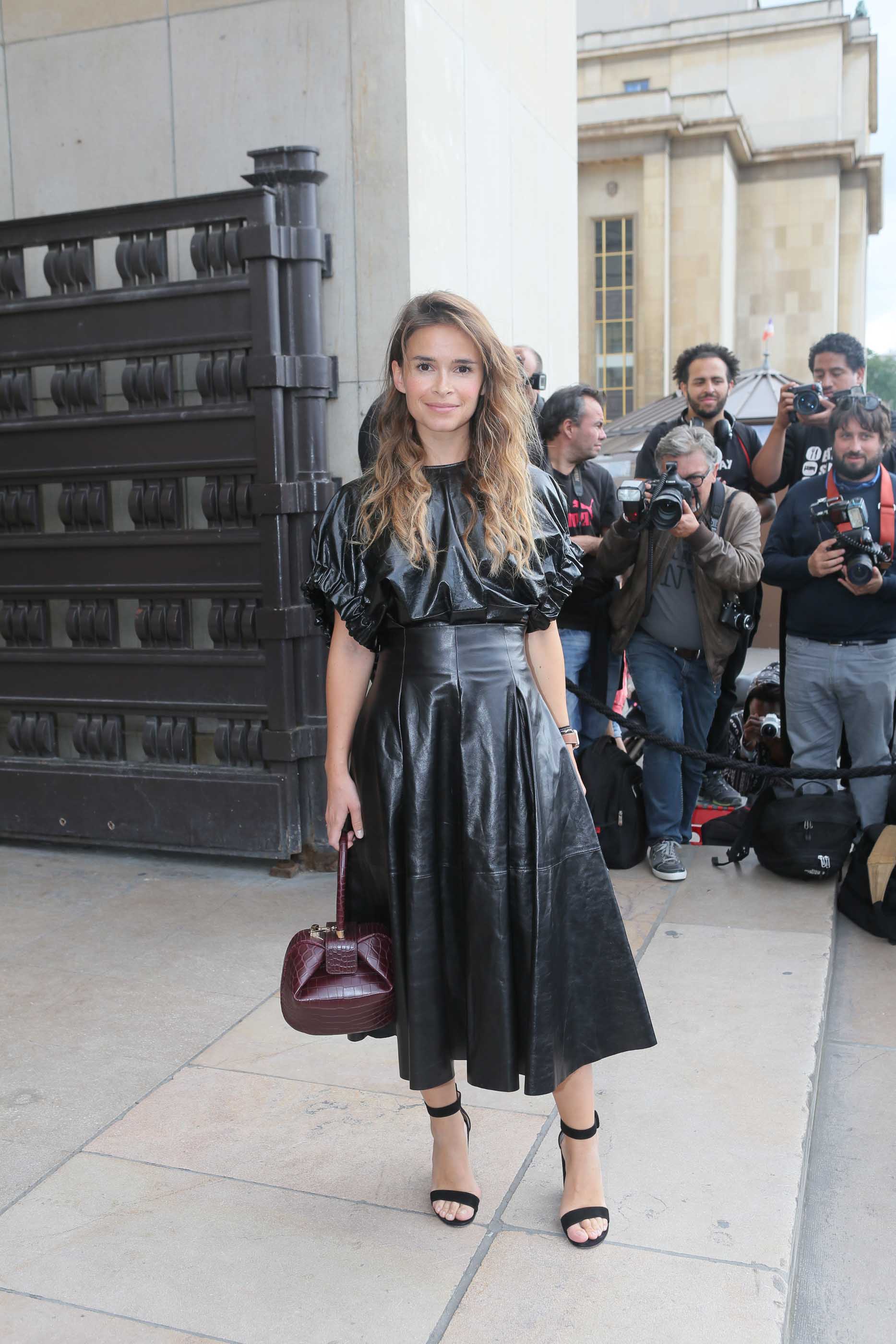 Miroslava Duma attends Paris Fashion Week Haute Couture F/W