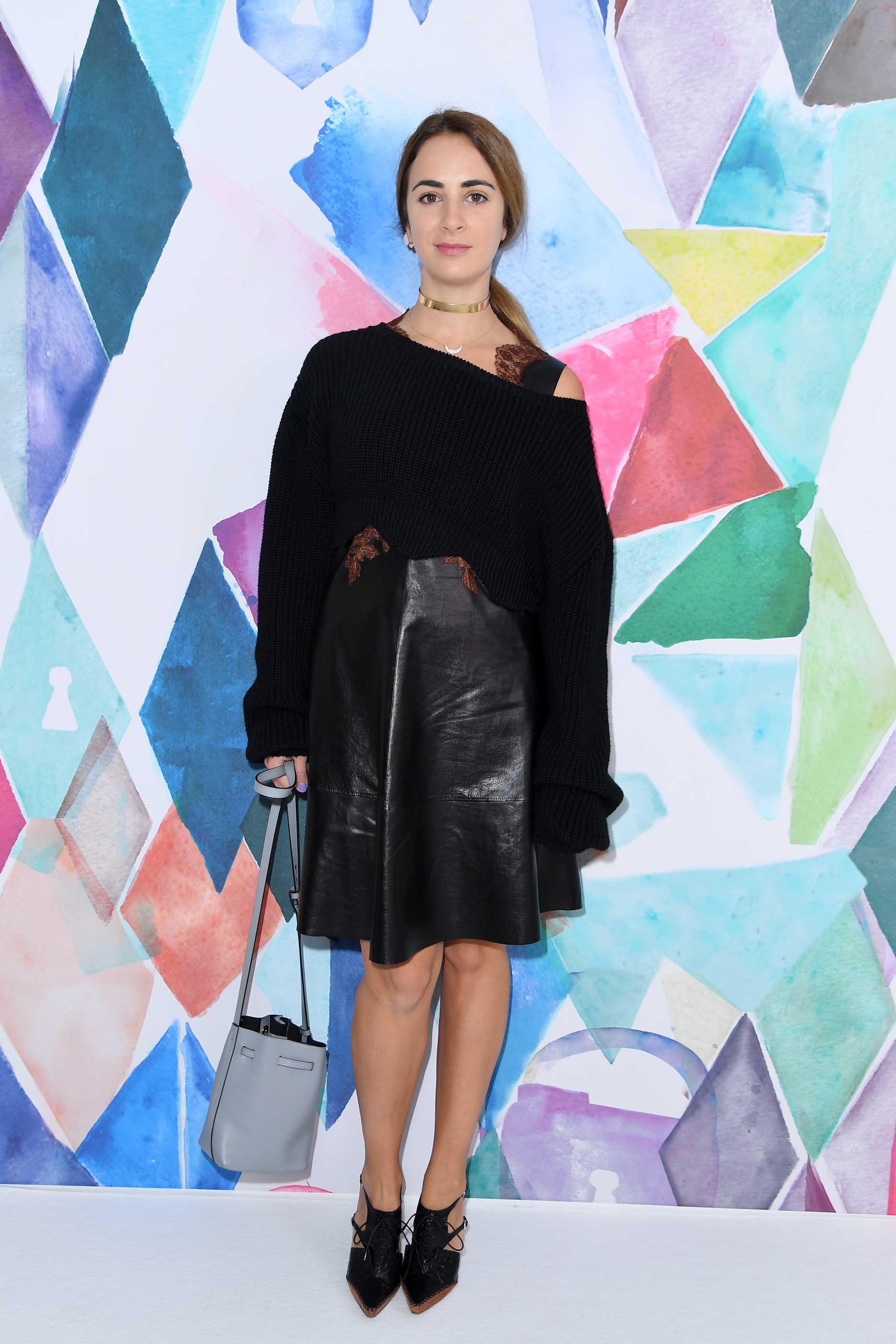 Alexia Niedzielski attends the Christian Dior Haute Couture FW show