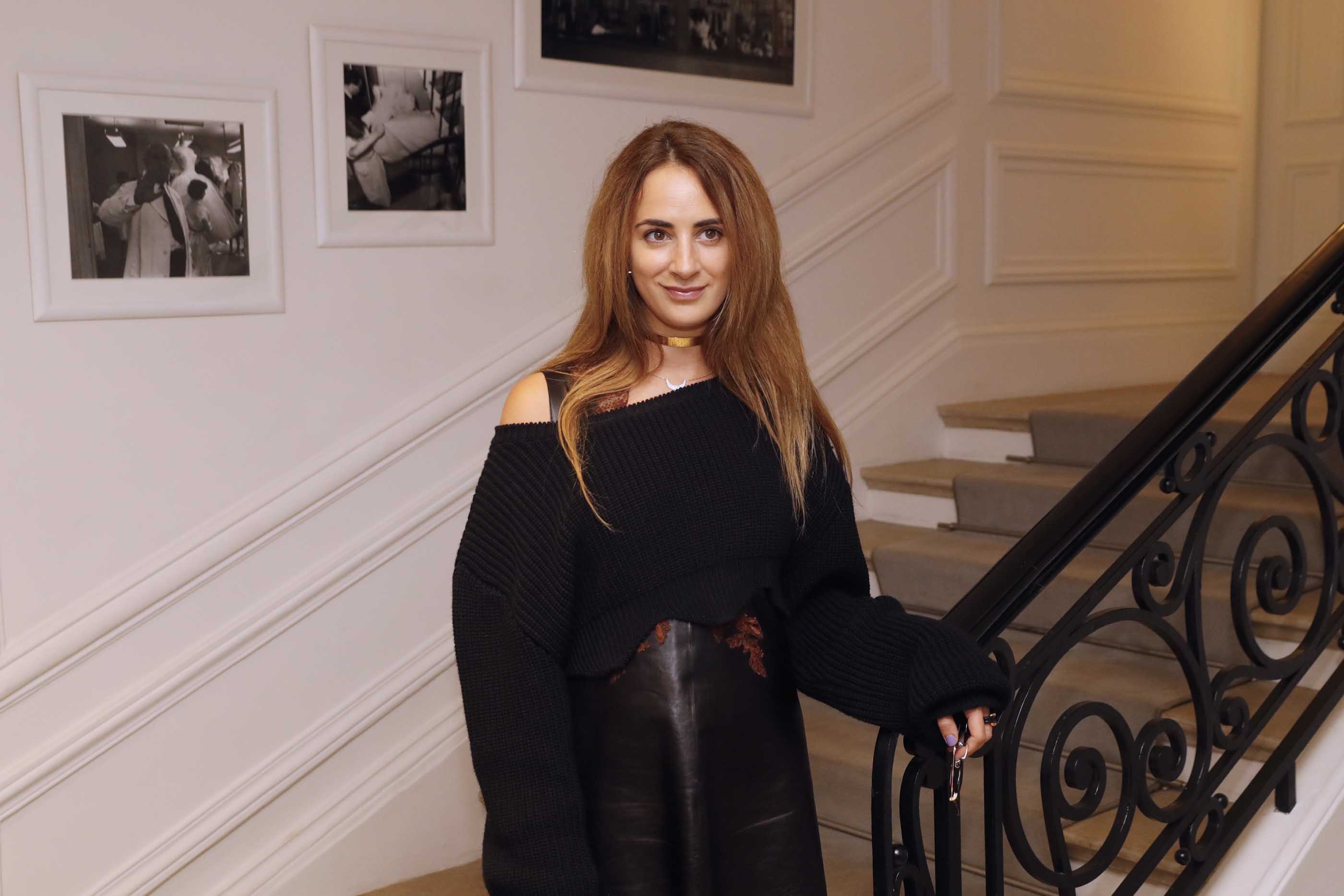 Alexia Niedzielski attends the Christian Dior Haute Couture FW show