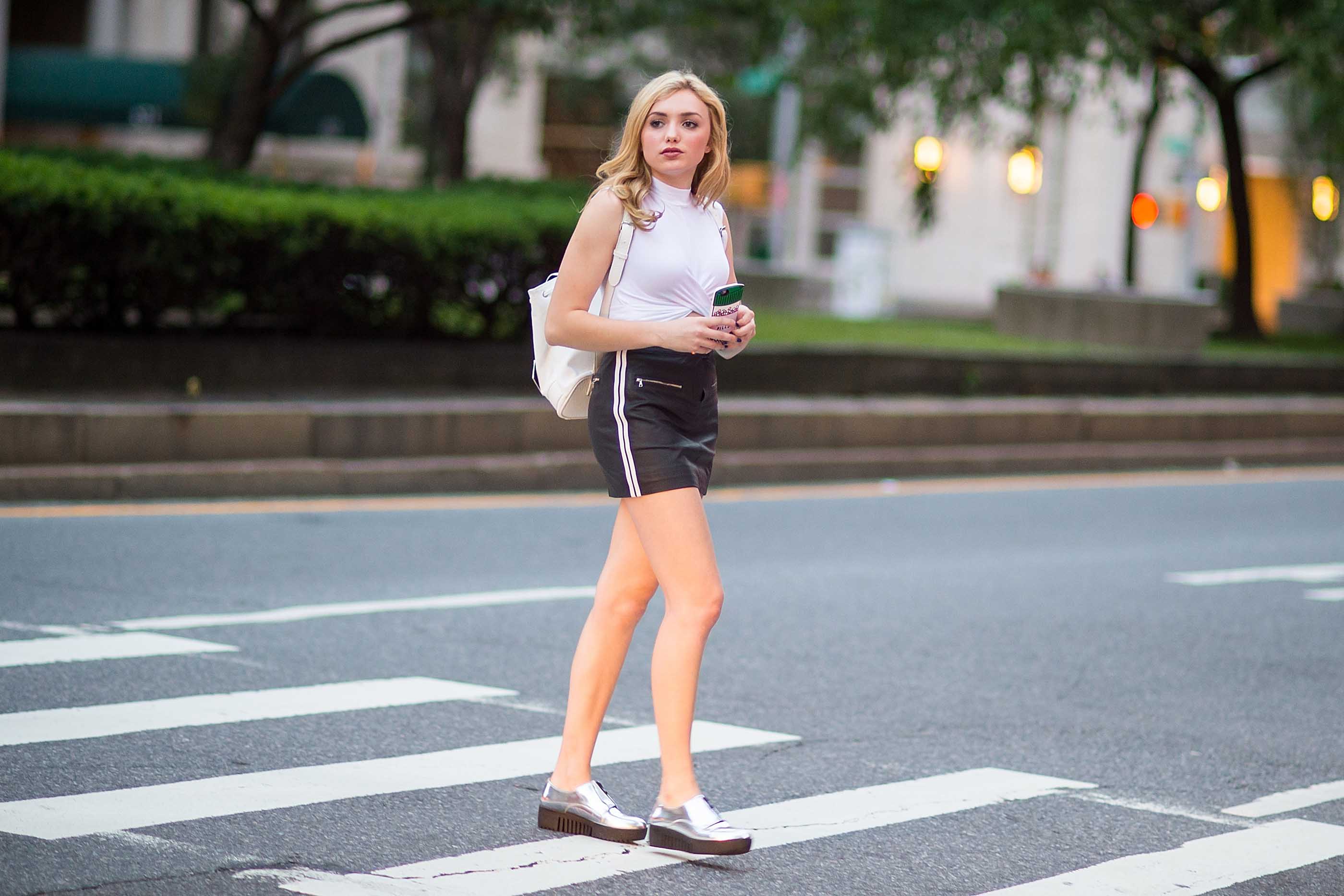 Peyton List out in Upper East Side