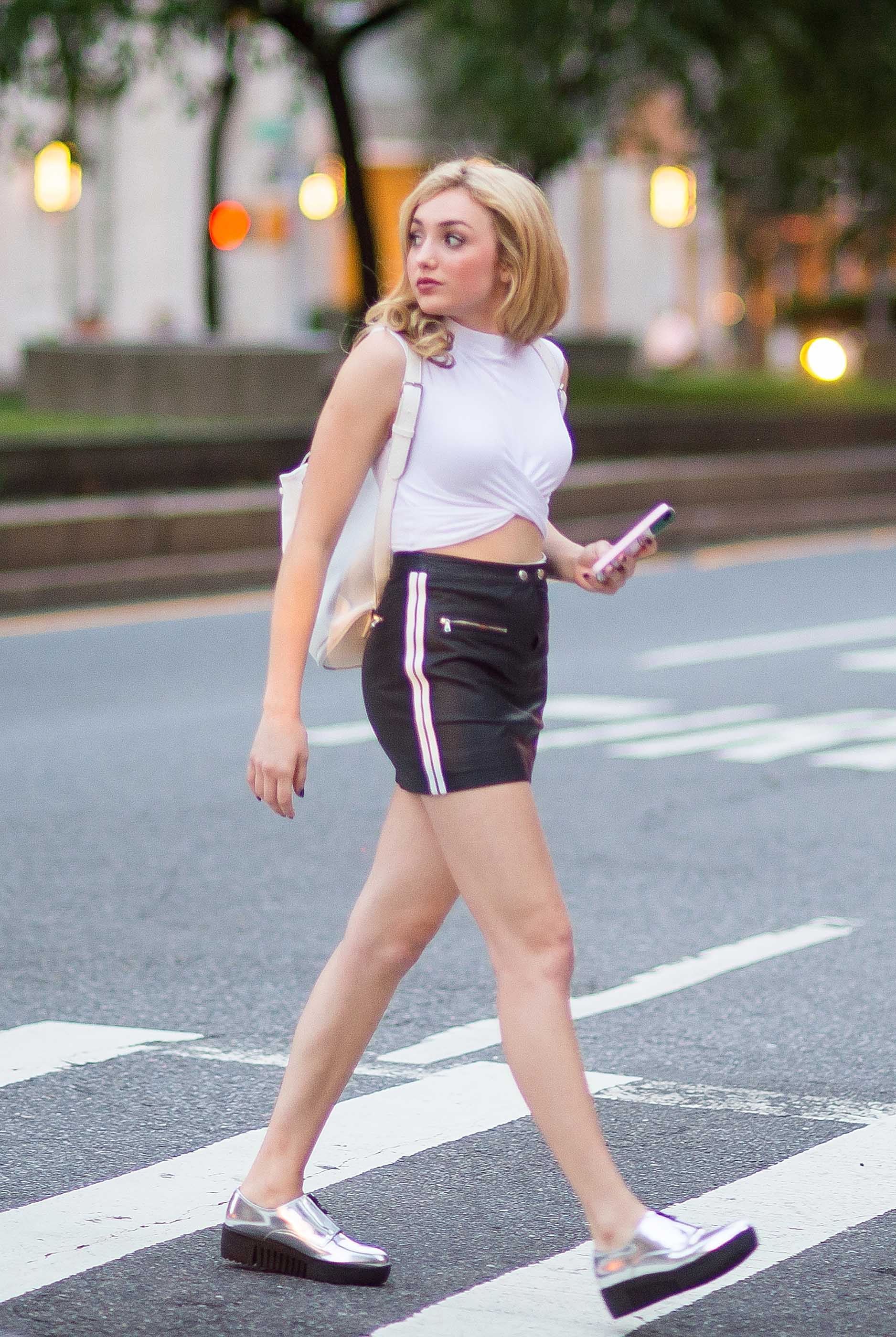 Peyton List out in Upper East Side