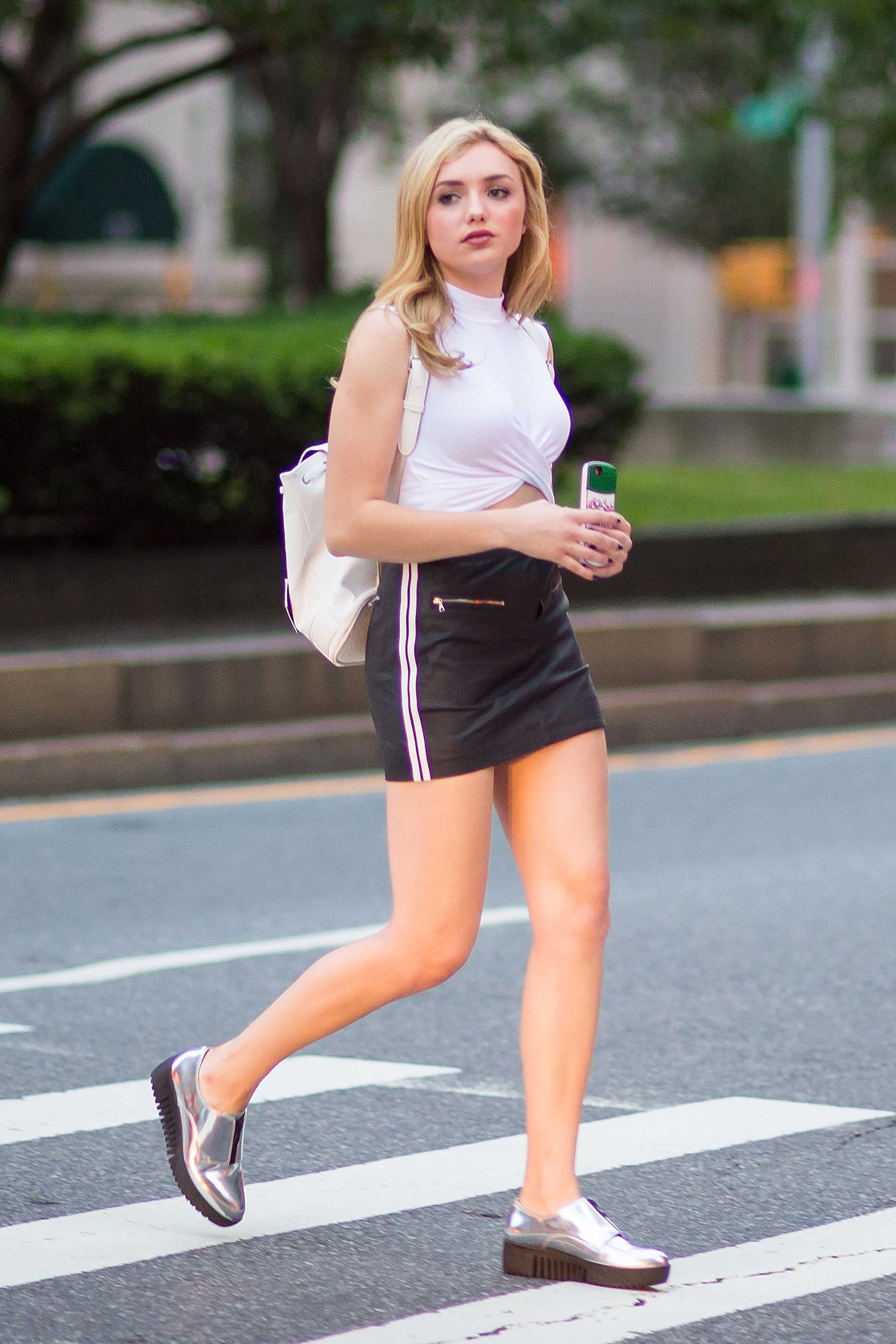 Peyton List out in Upper East Side