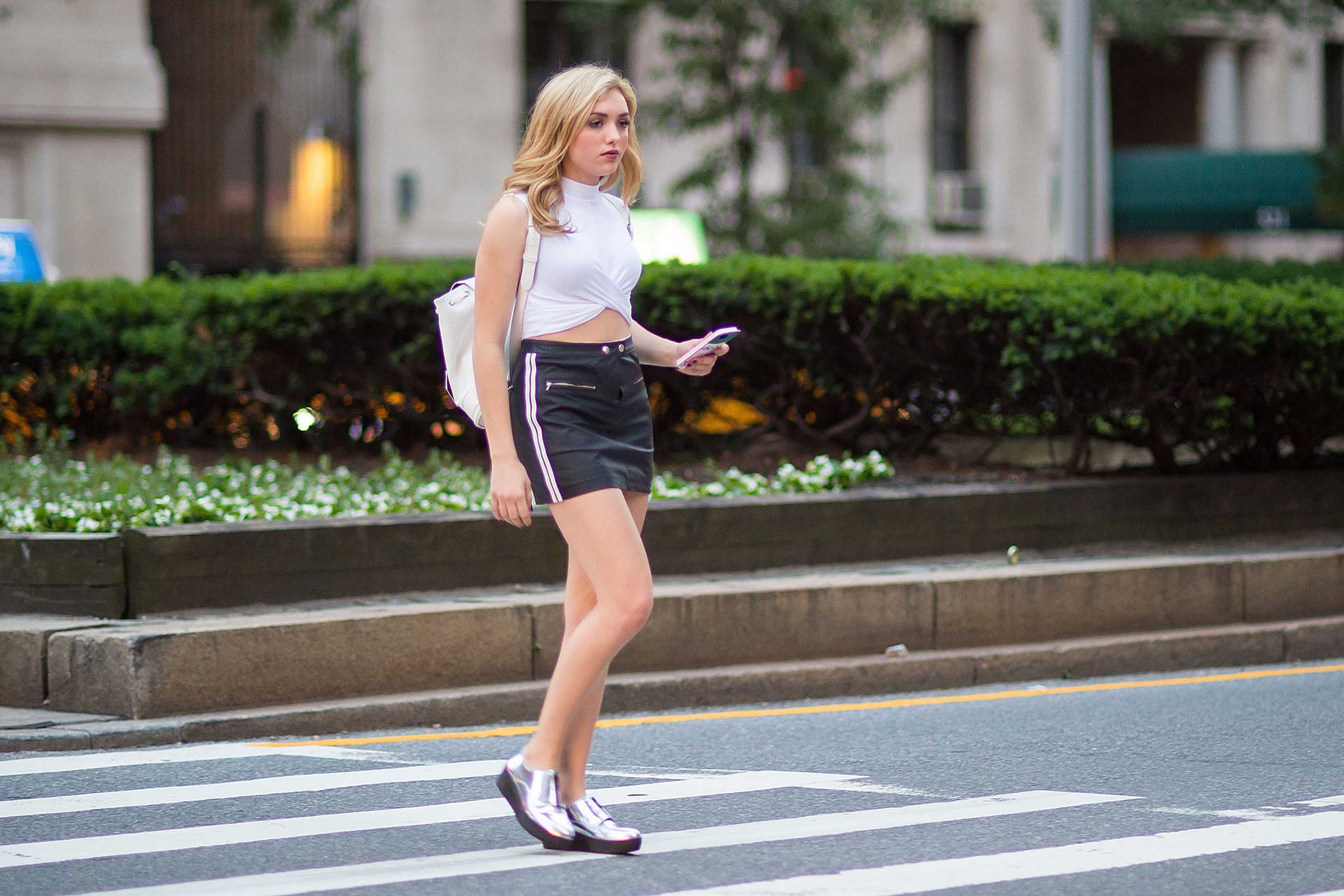 Peyton List out in Upper East Side