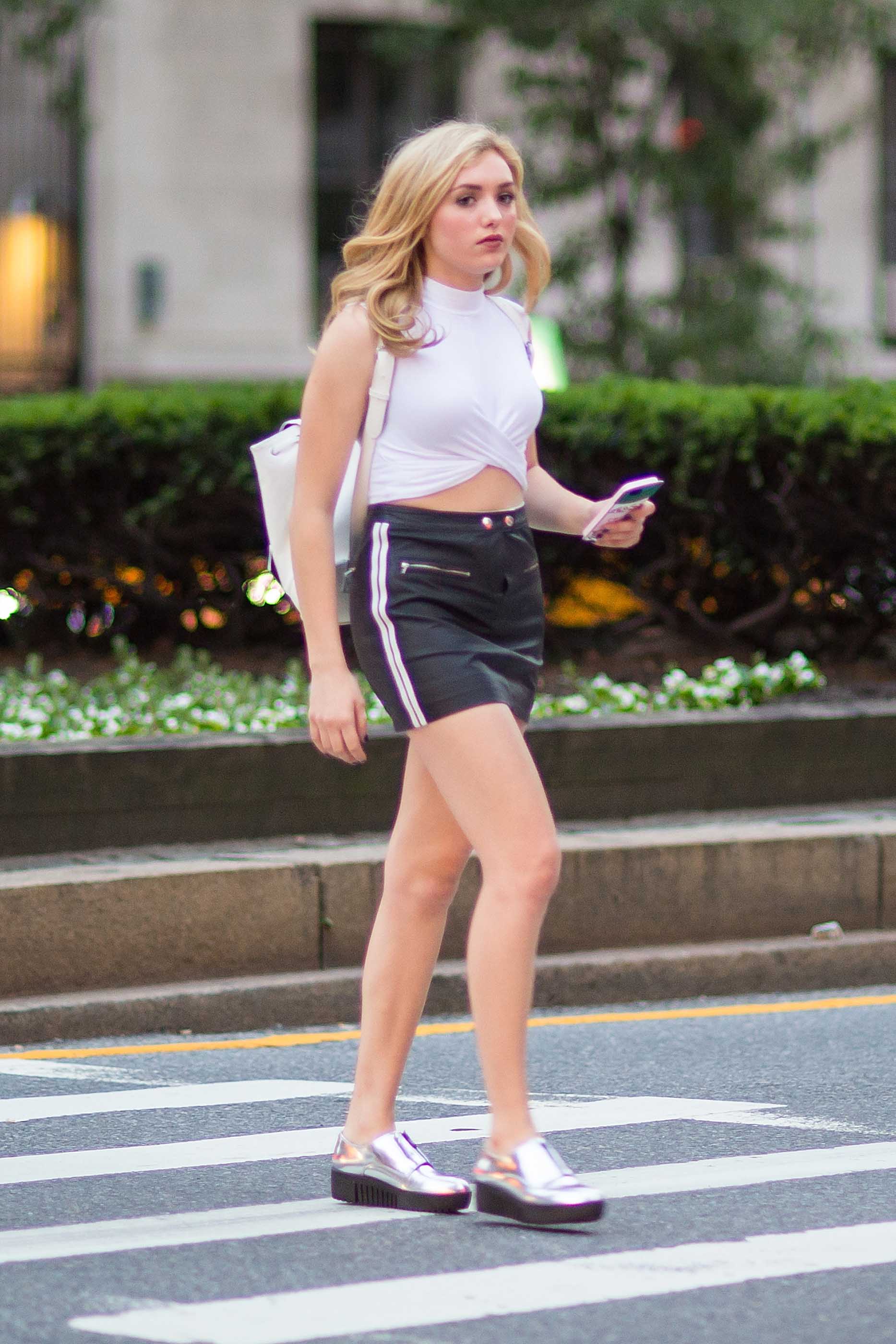 Peyton List out in Upper East Side