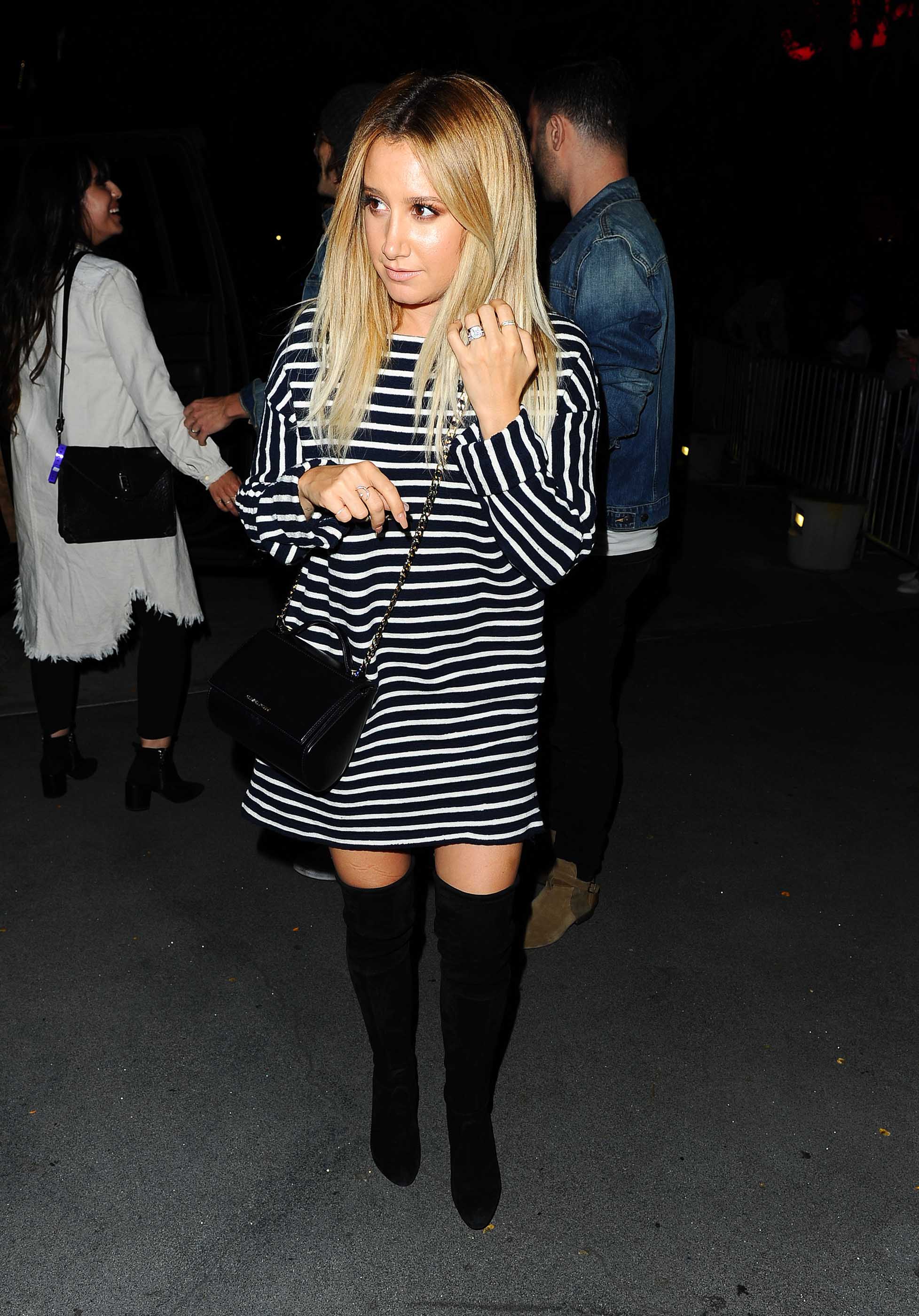 Ashley Tisdale out in LA