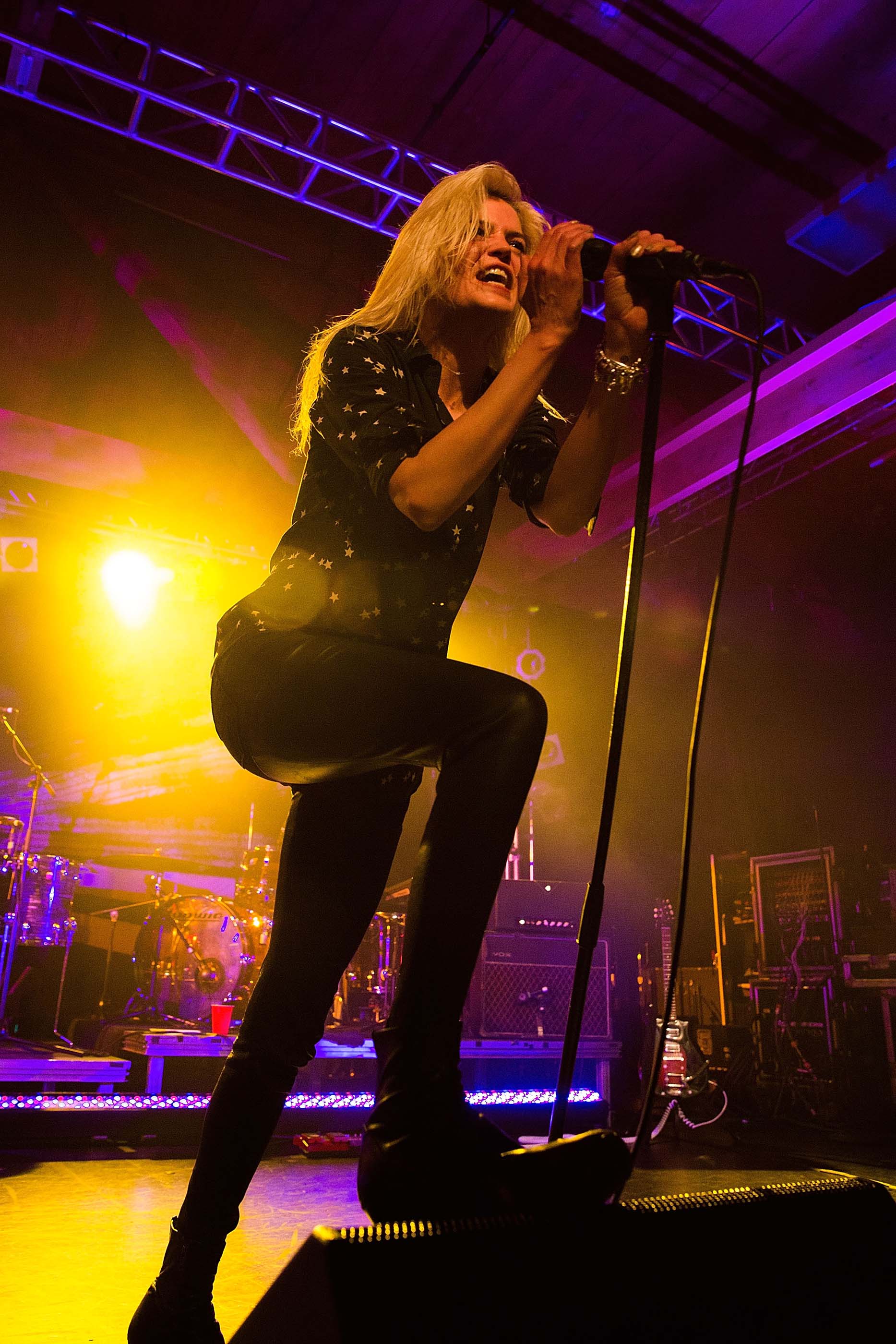 Alison Mosshart performs at the 2016 Park Live international music festival