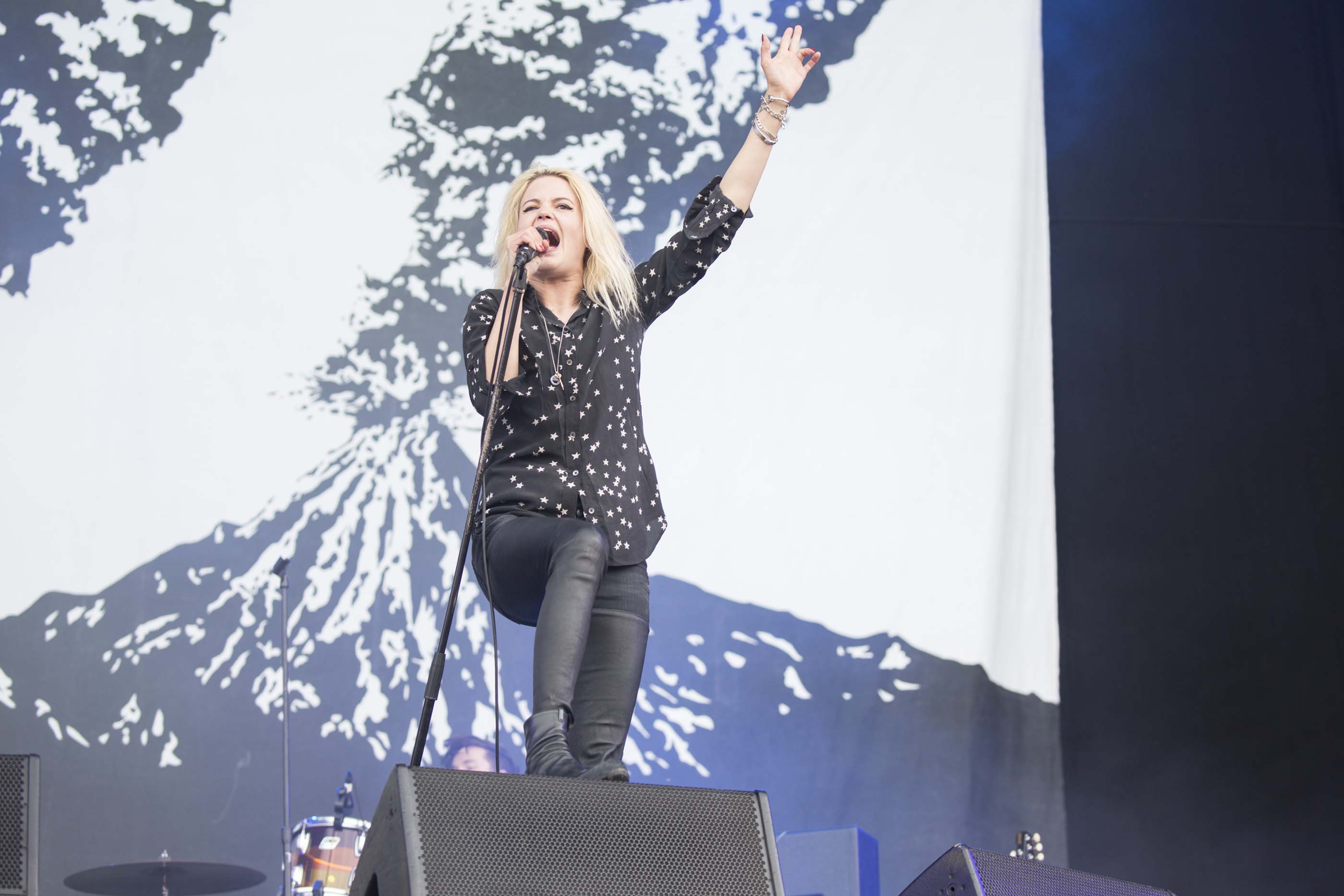 Alison Mosshart performs at the 2016 Park Live international music festival