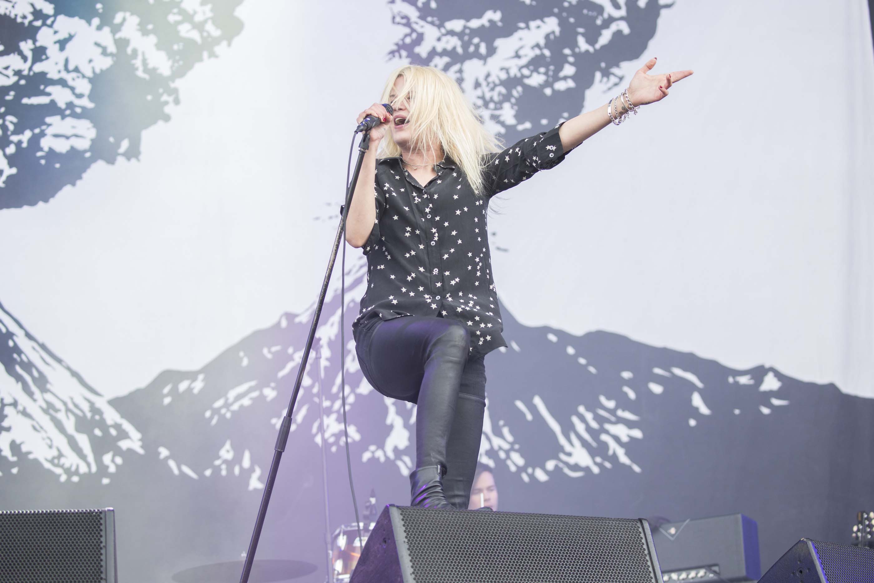 Alison Mosshart performs at the 2016 Park Live international music festival