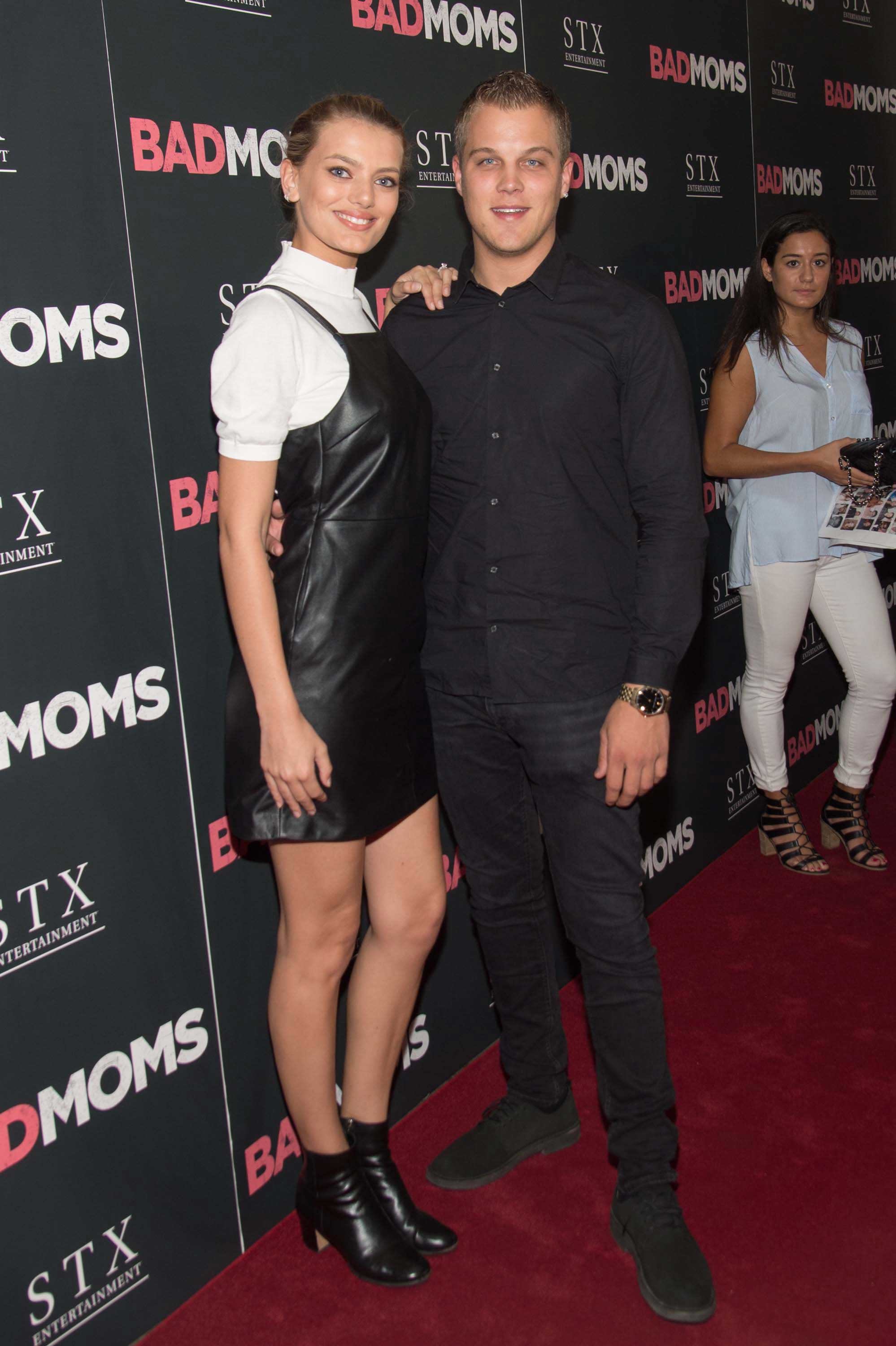 Bregje Heinen attends the Bad Moms New York premiere