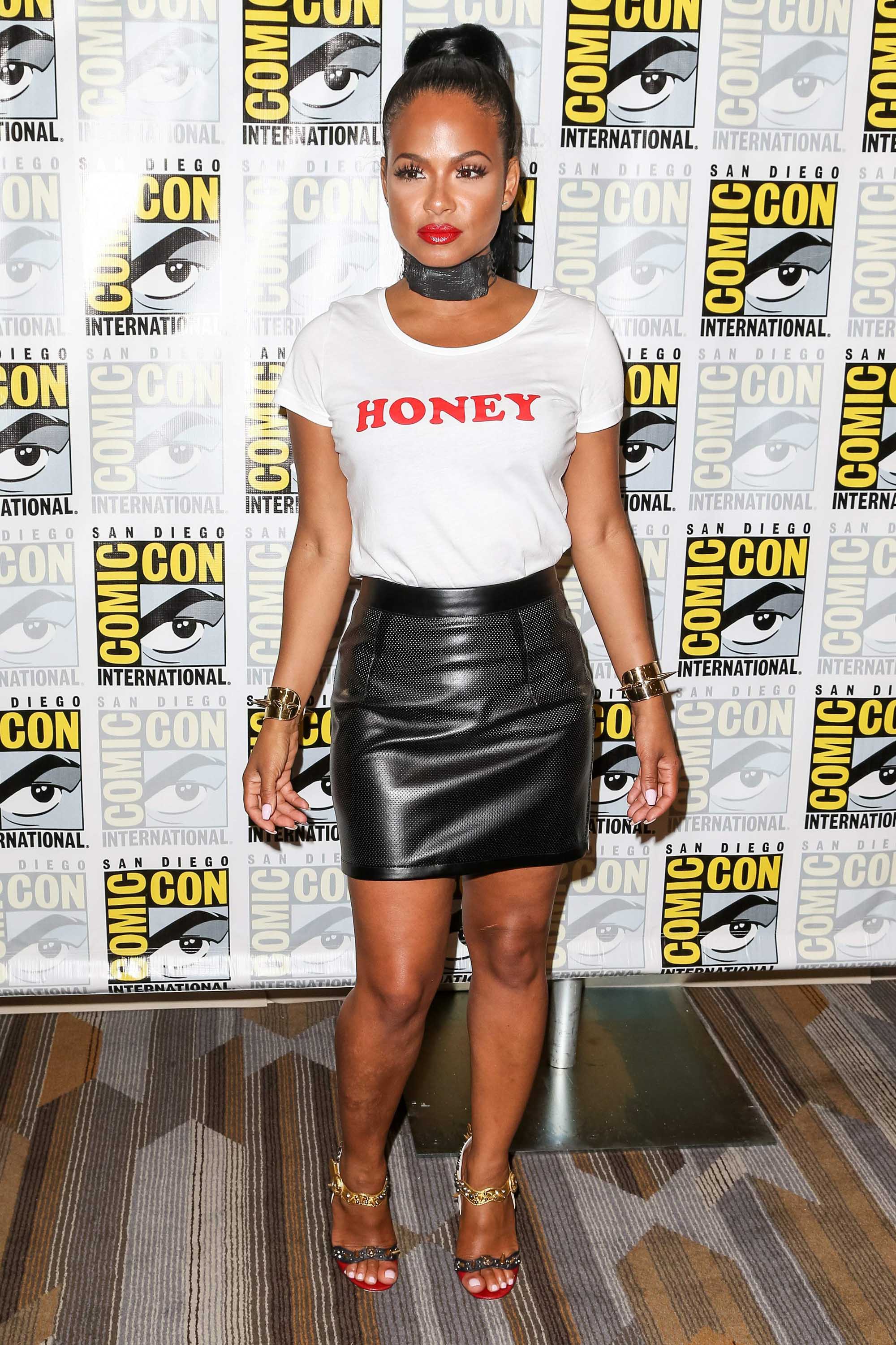Christina Milian attends Comic-Con