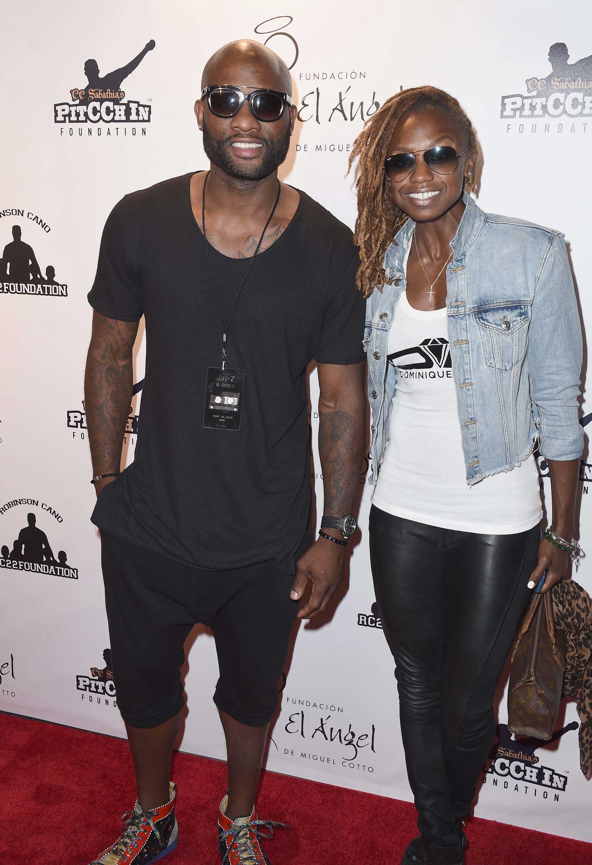 Dominique Blake attends the Roc Nation Summer Classic Charity Basketball
