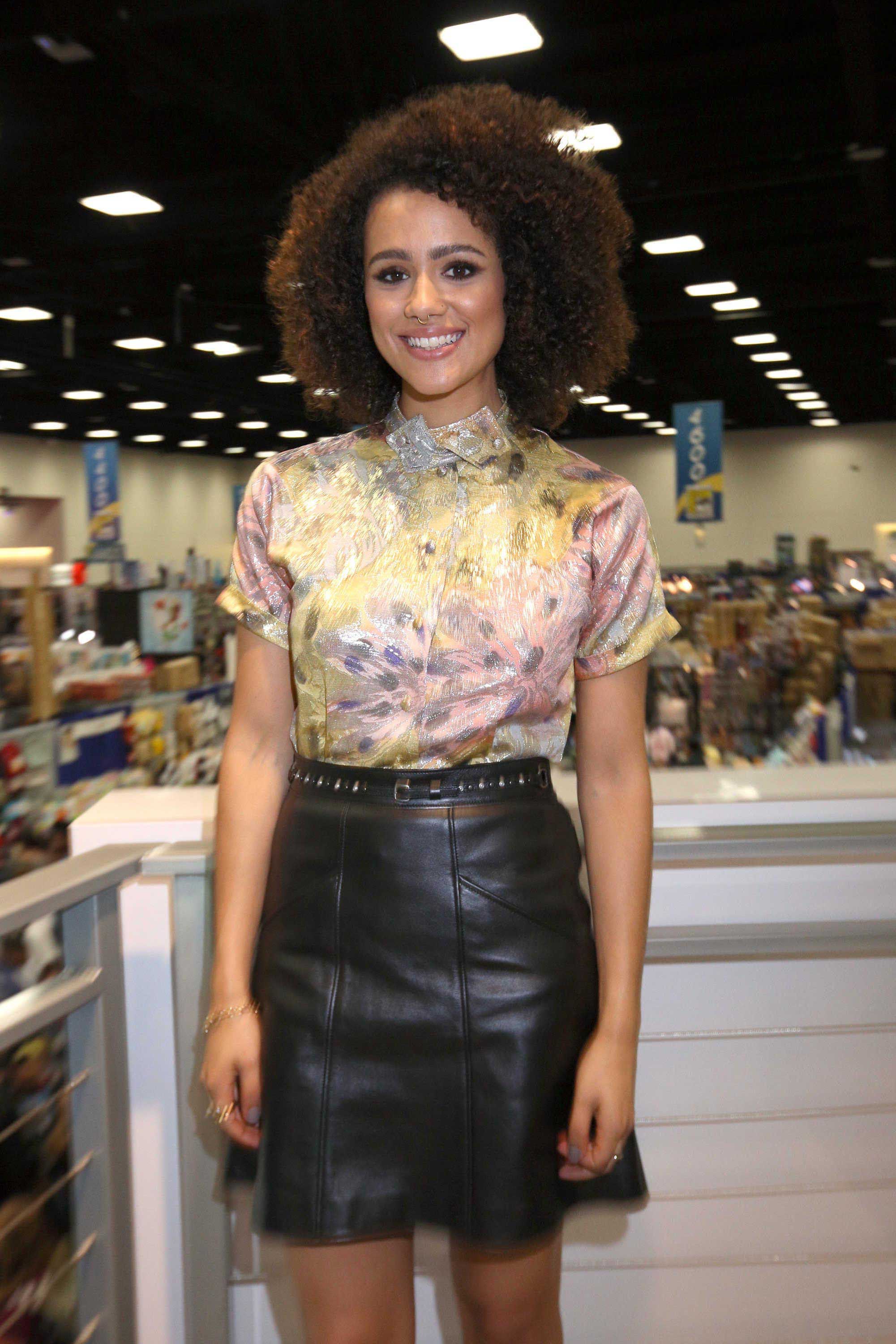 Nathalie Emmanuel attends Comic-Con