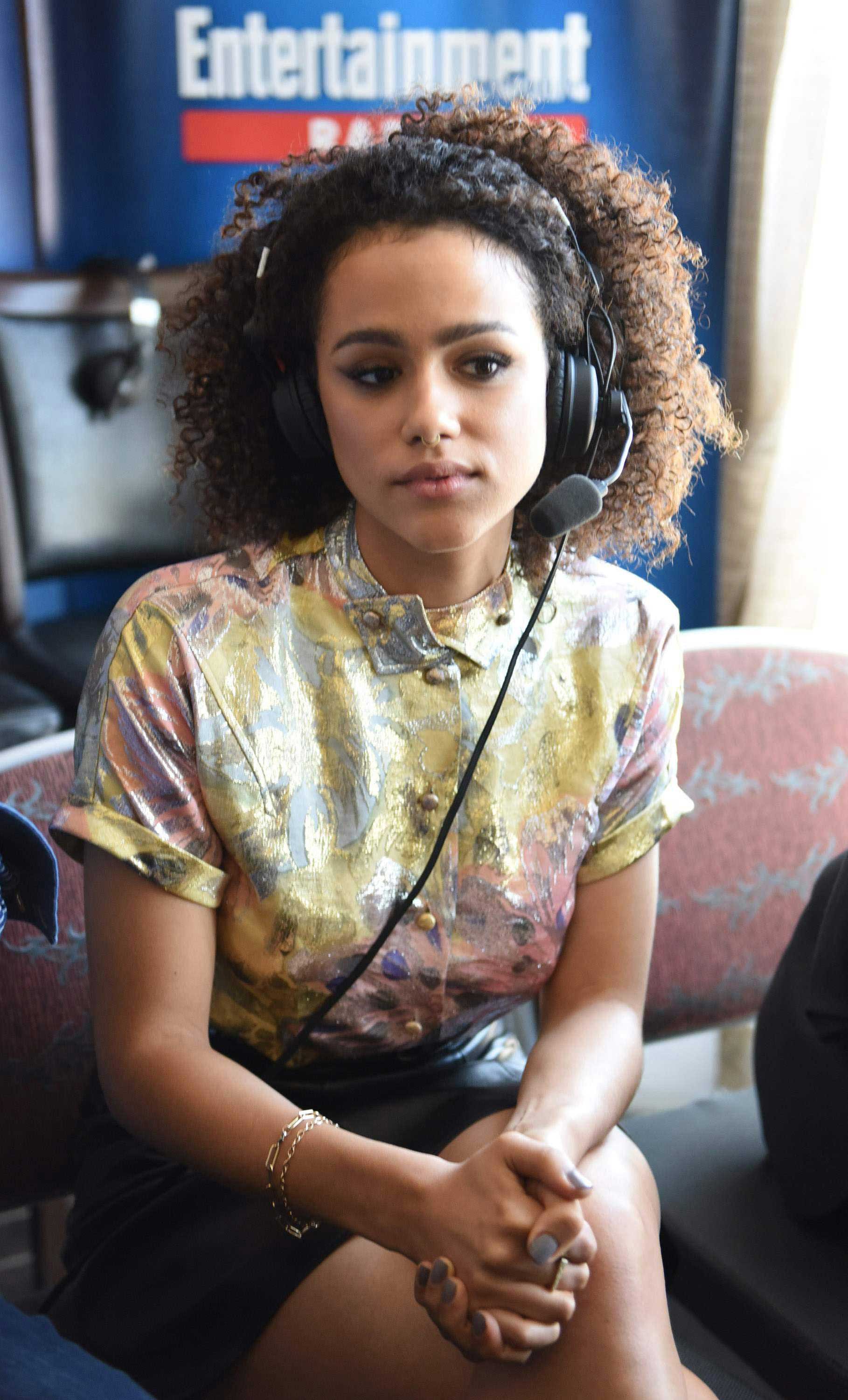 Nathalie Emmanuel attends Comic-Con