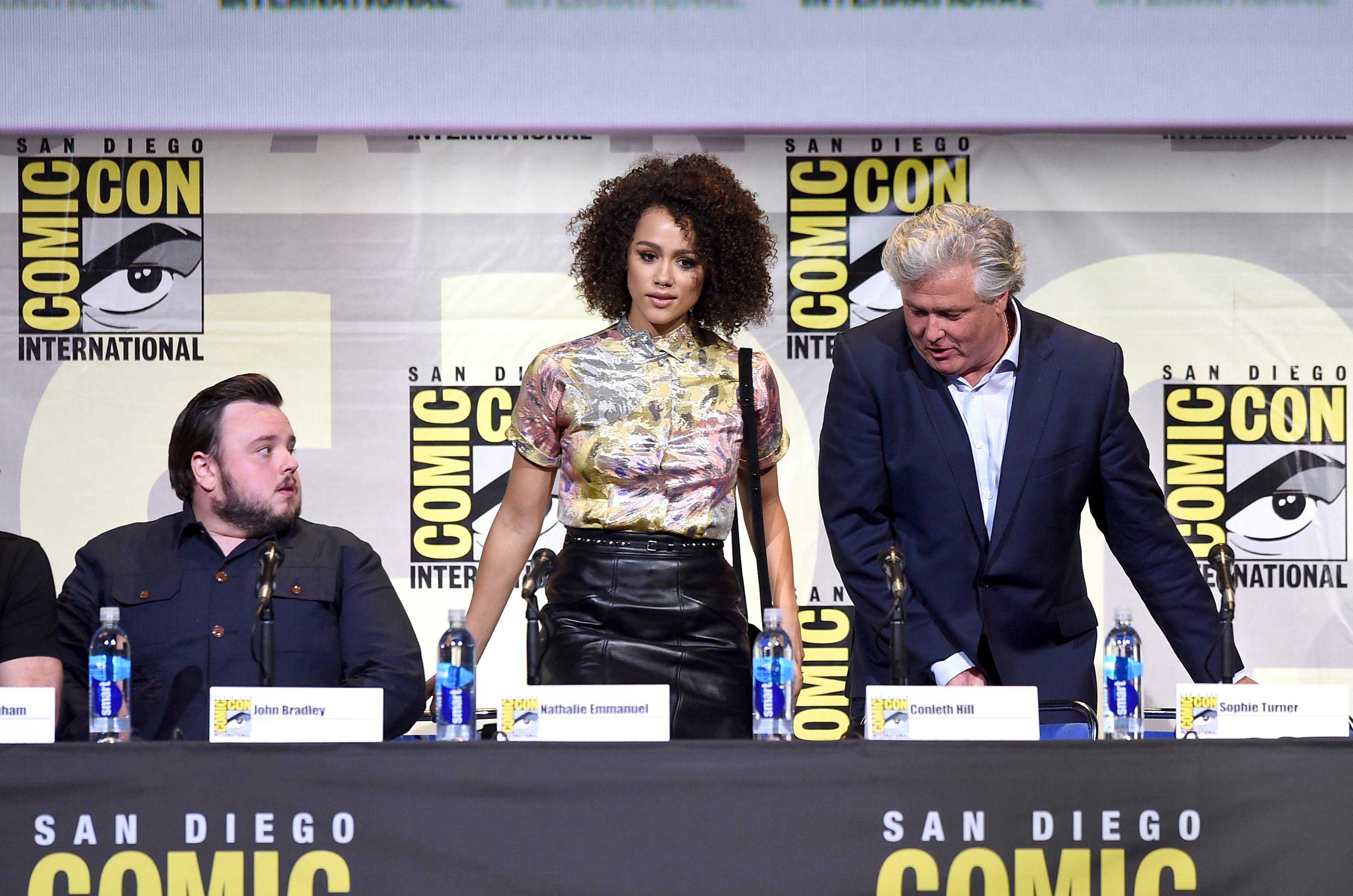 Nathalie Emmanuel attends Comic-Con