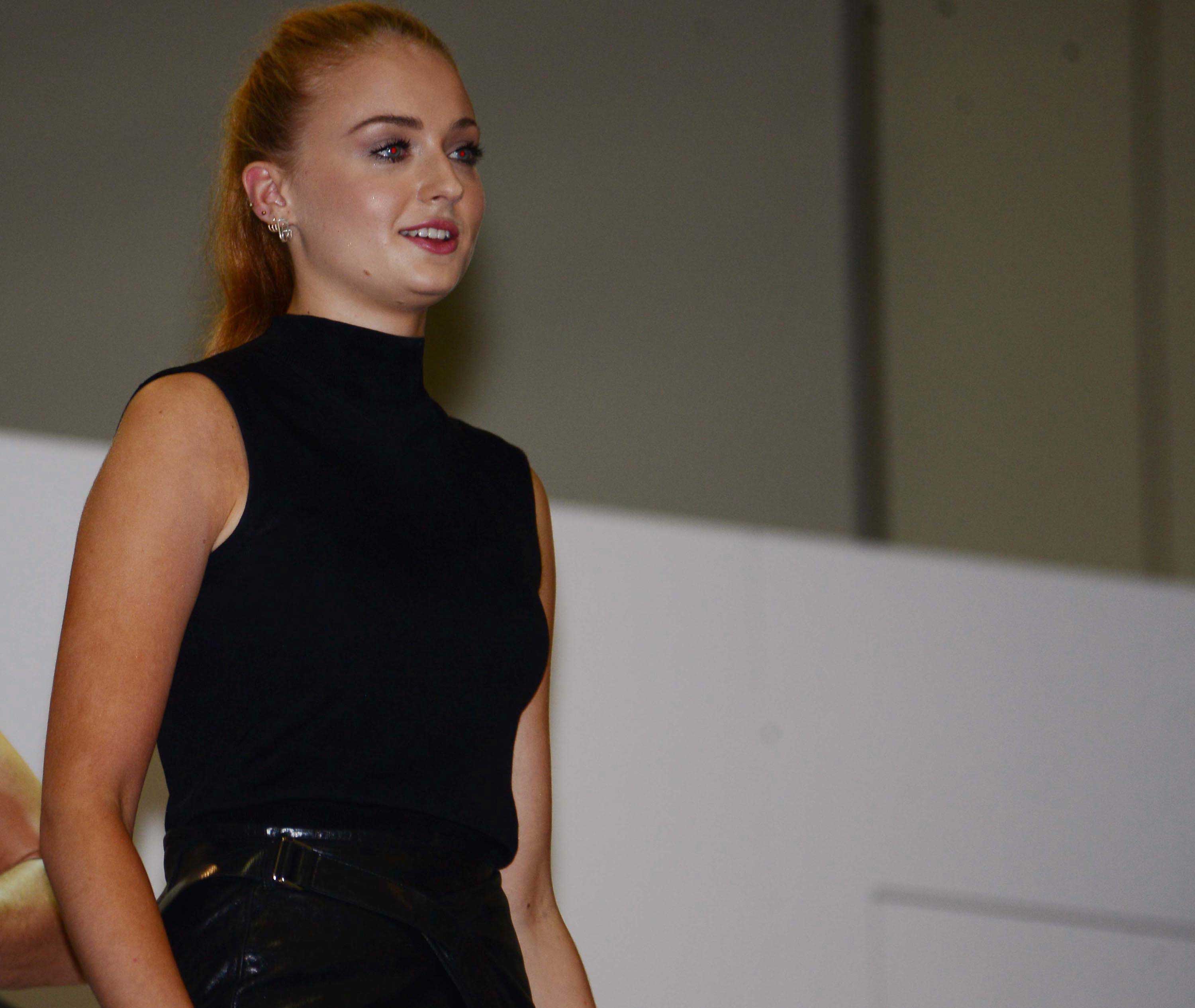 Sophie Turner attends Comic-Con