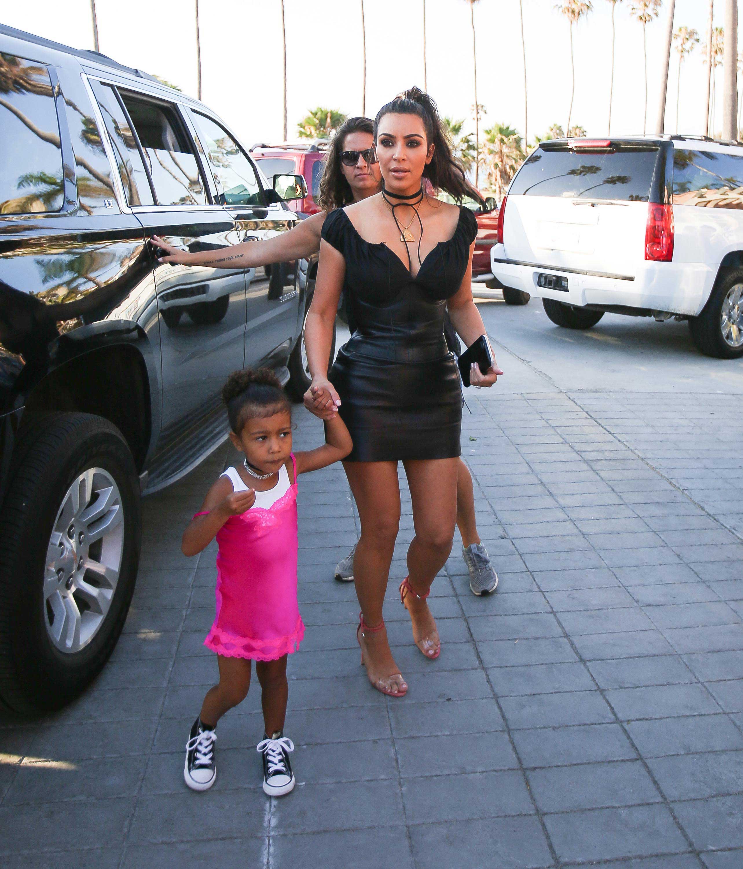 Kim Kardashian celebrating her grandmother birthday
