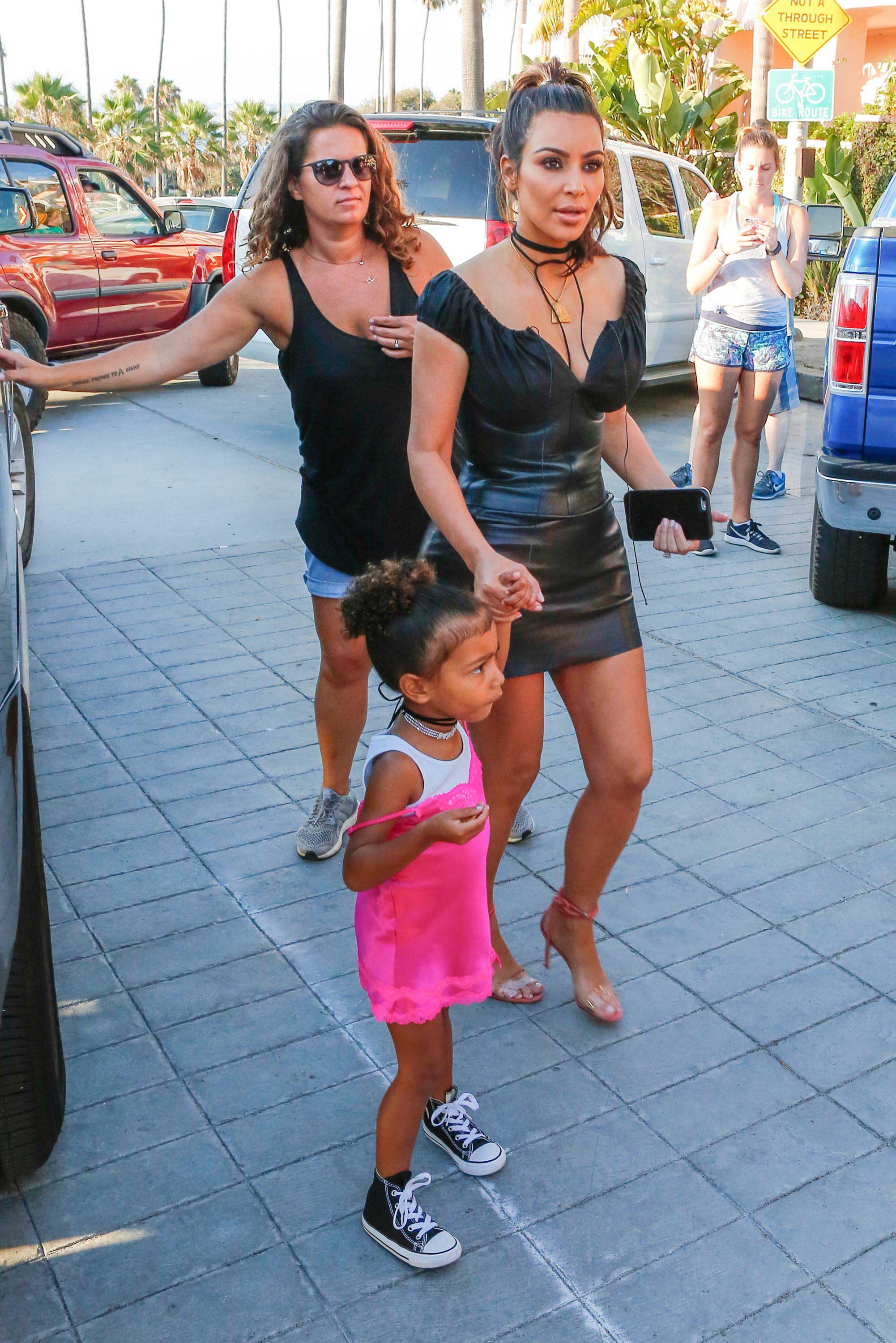 Kim Kardashian celebrating her grandmother birthday