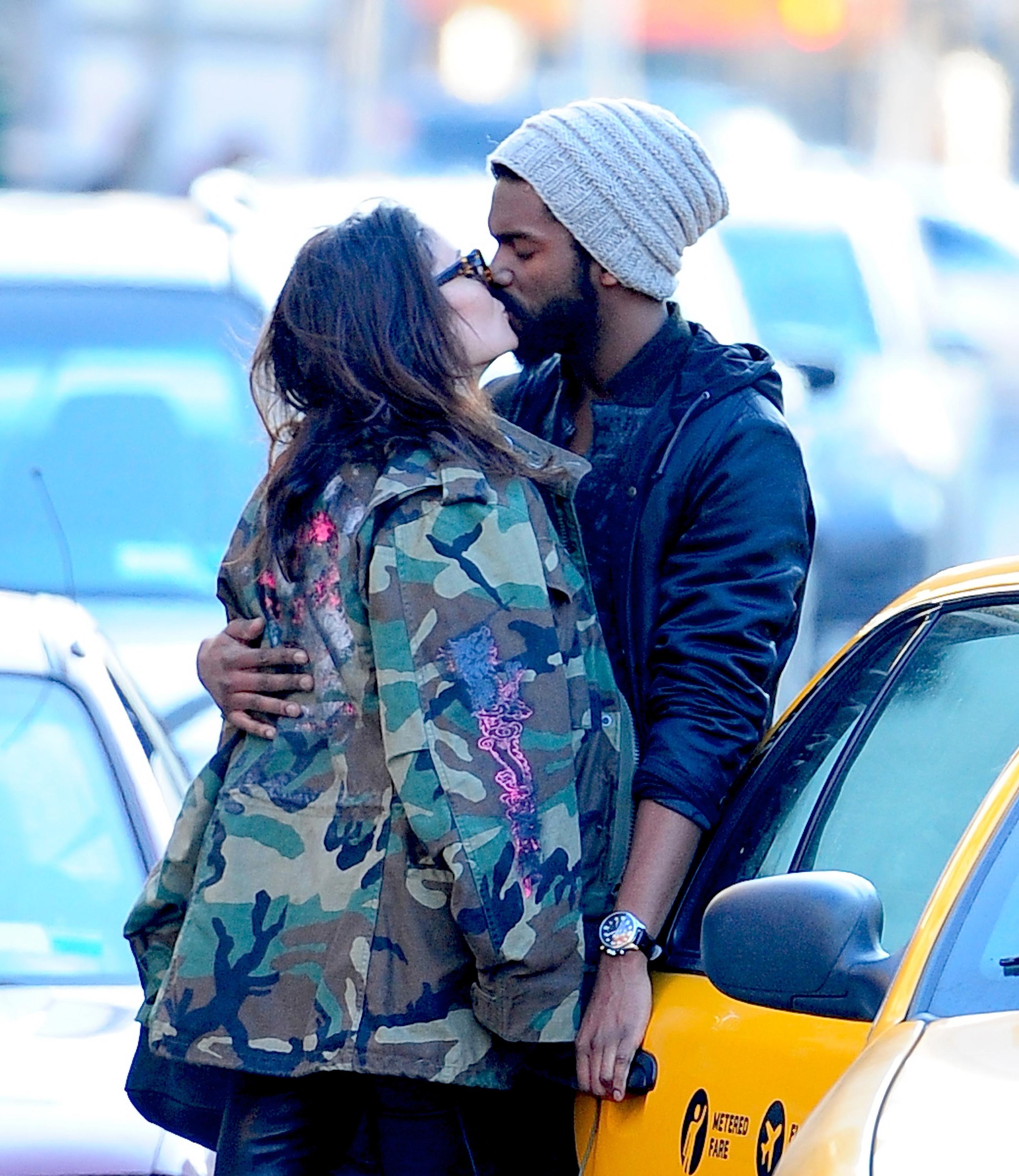 Nicole Trunfio and Gary Clark Jr are seen in the Lower East Side