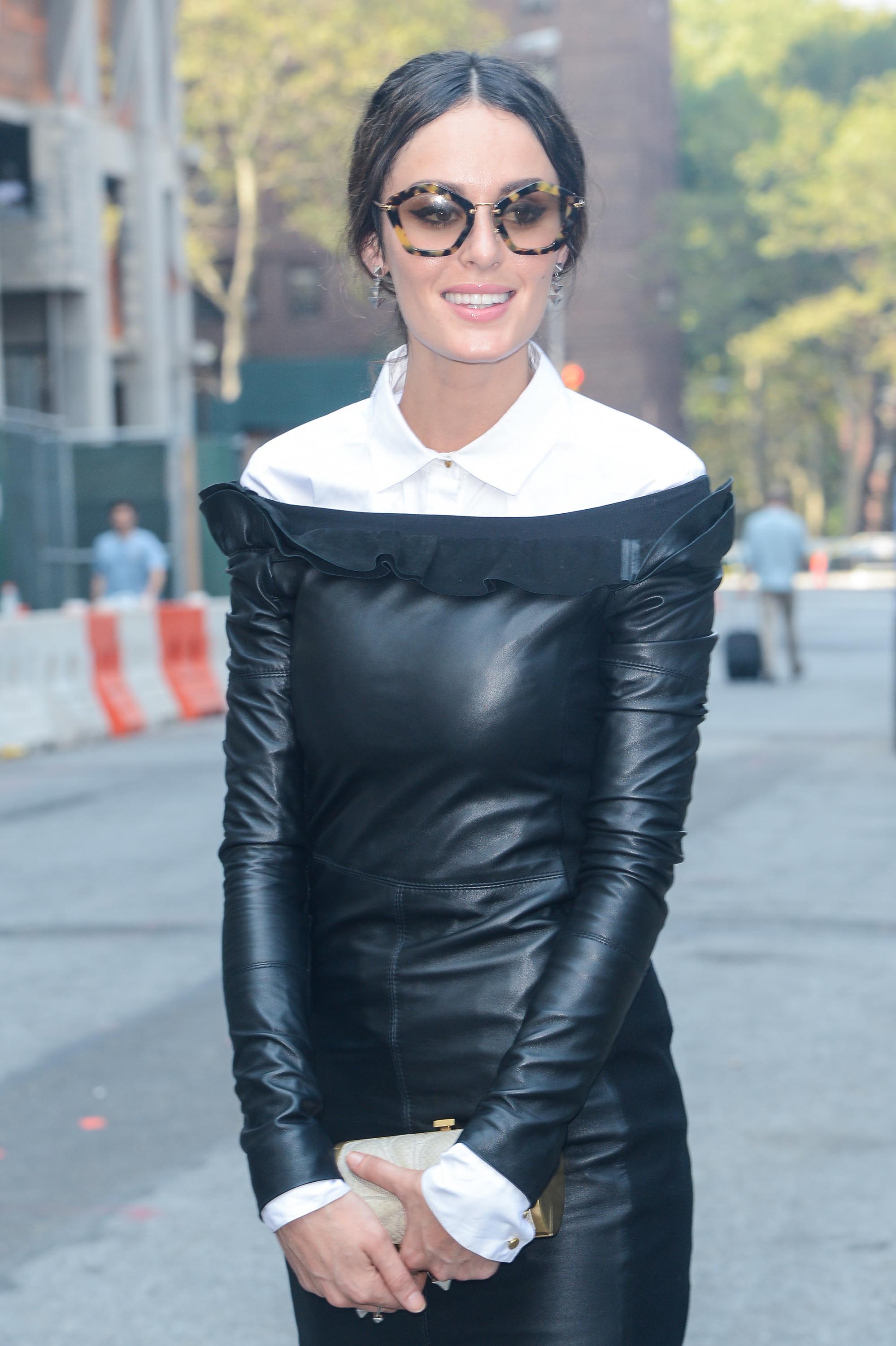 Nicole Trunfio attends 2014 Mercedes-Benz Fashion Week