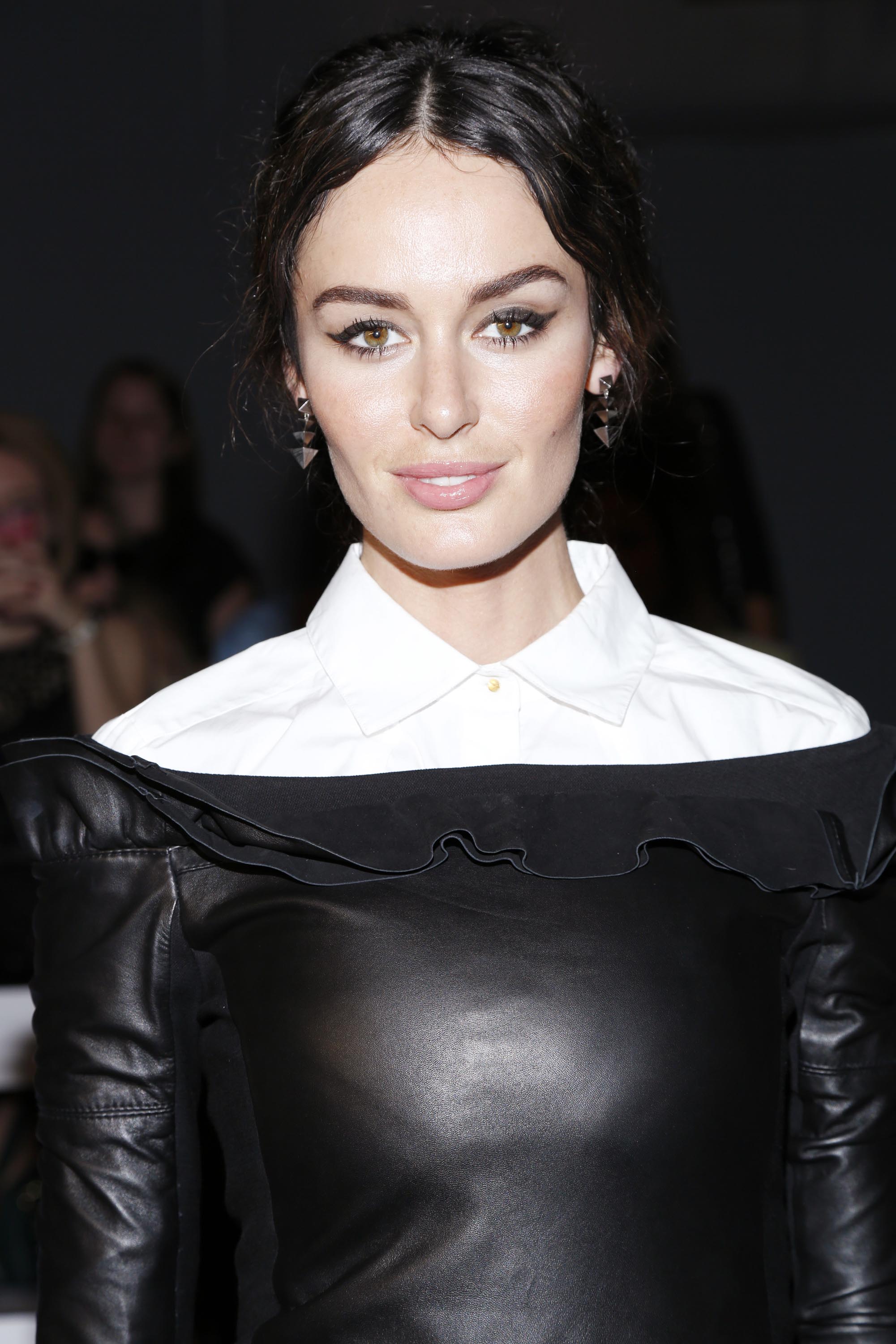 Nicole Trunfio attends 2014 Mercedes-Benz Fashion Week