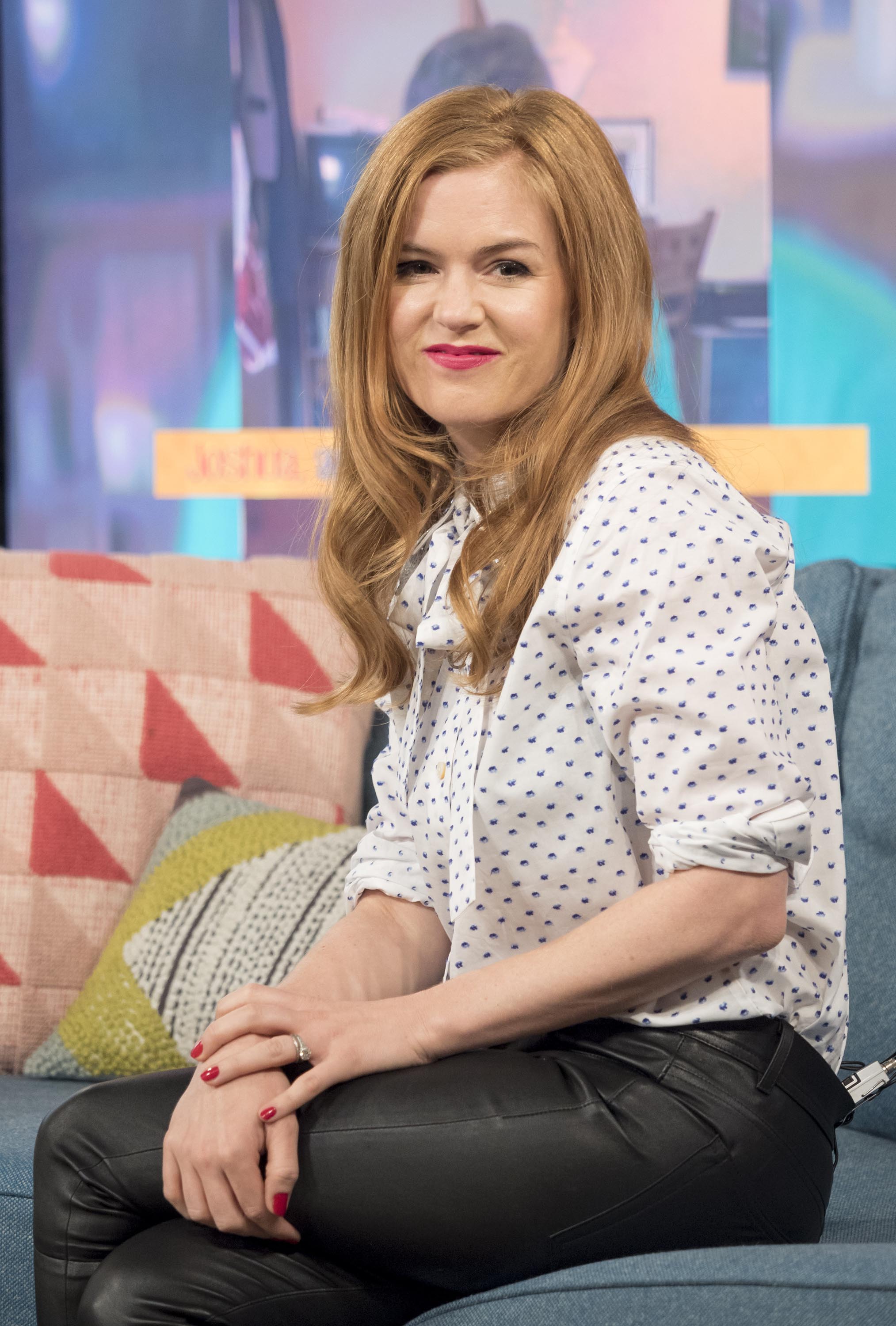 Isla Fisher at the ITV This Morning studios