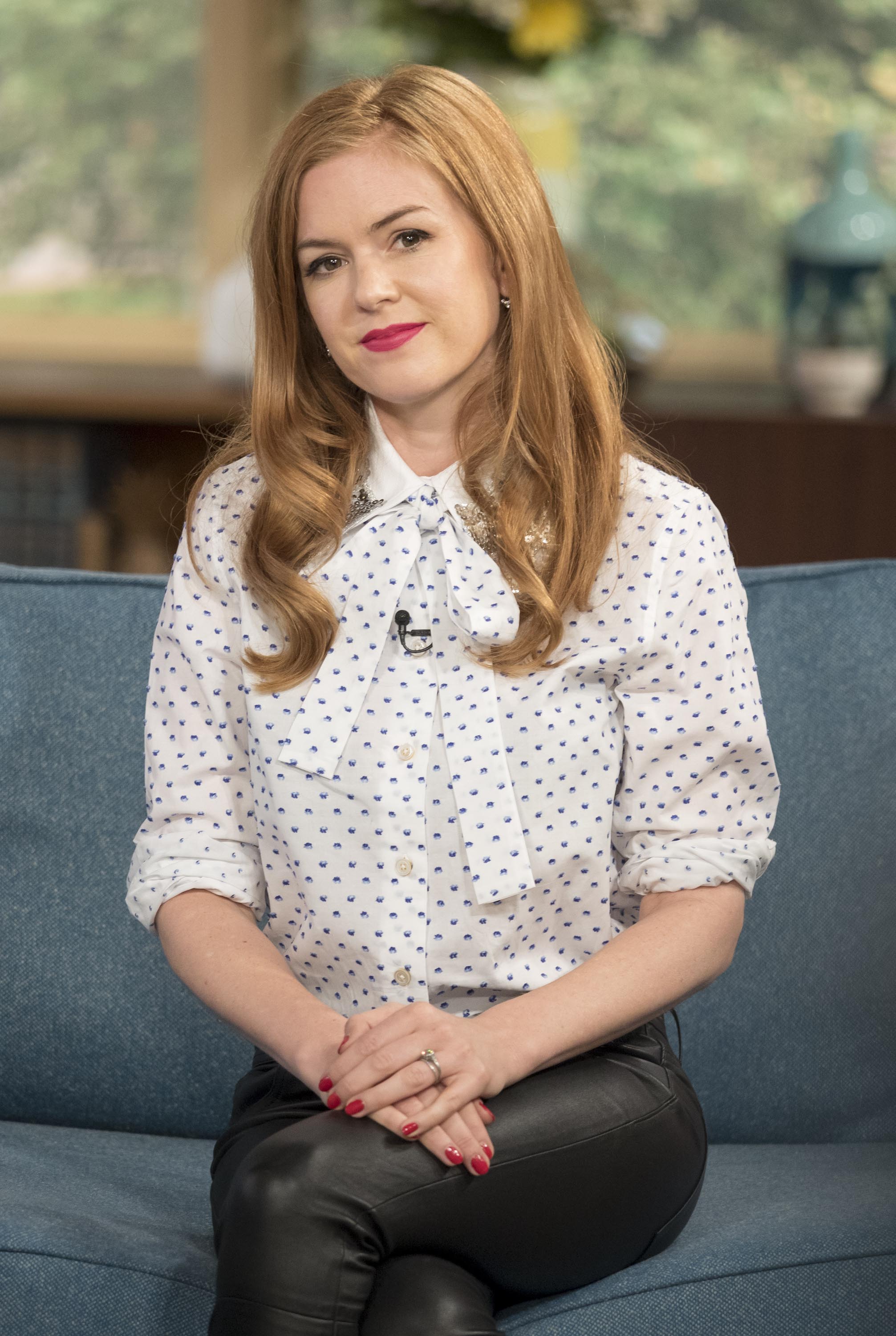 Isla Fisher at the ITV This Morning studios