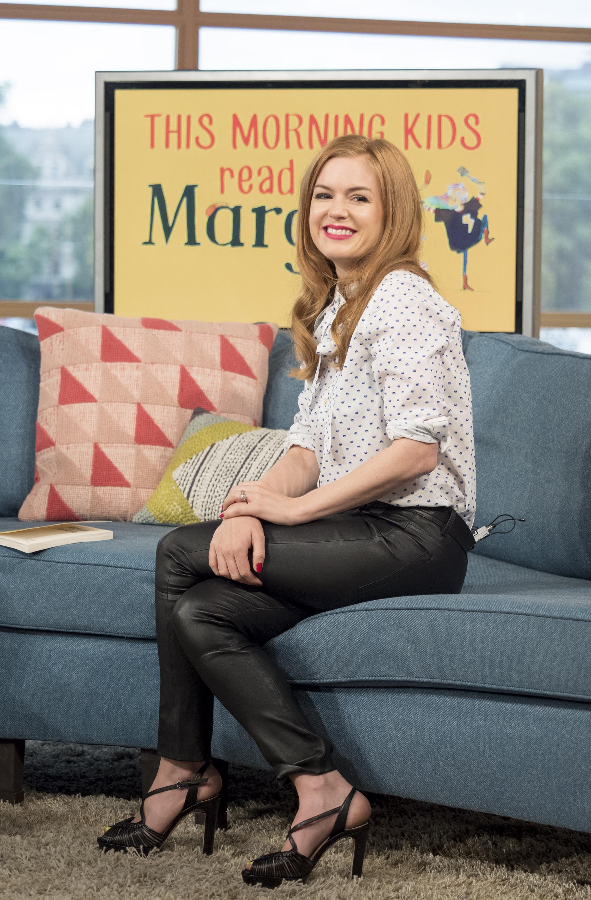 Isla Fisher at the ITV This Morning studios