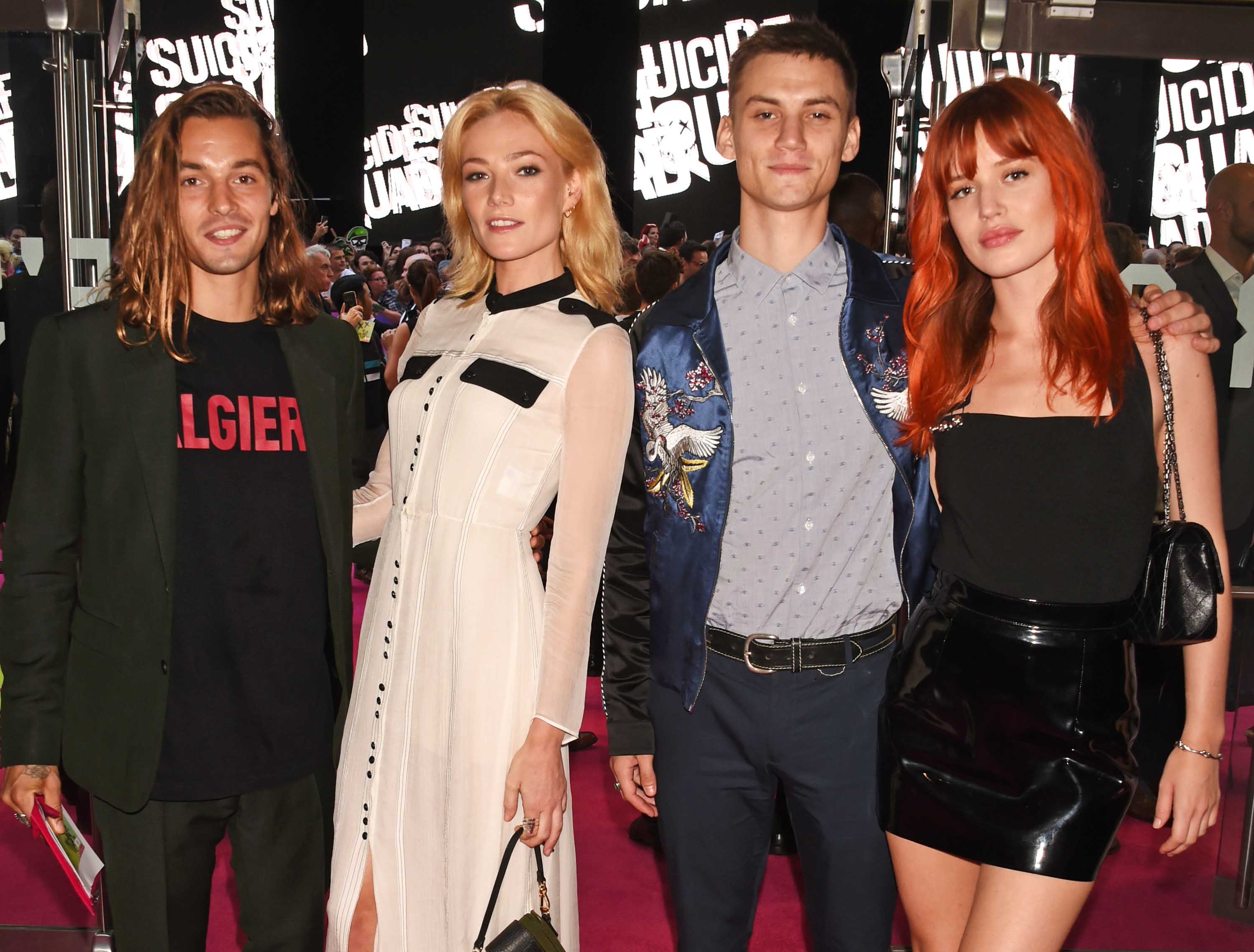 Georgia May Jagger attends the European premiere of Suicide Squad