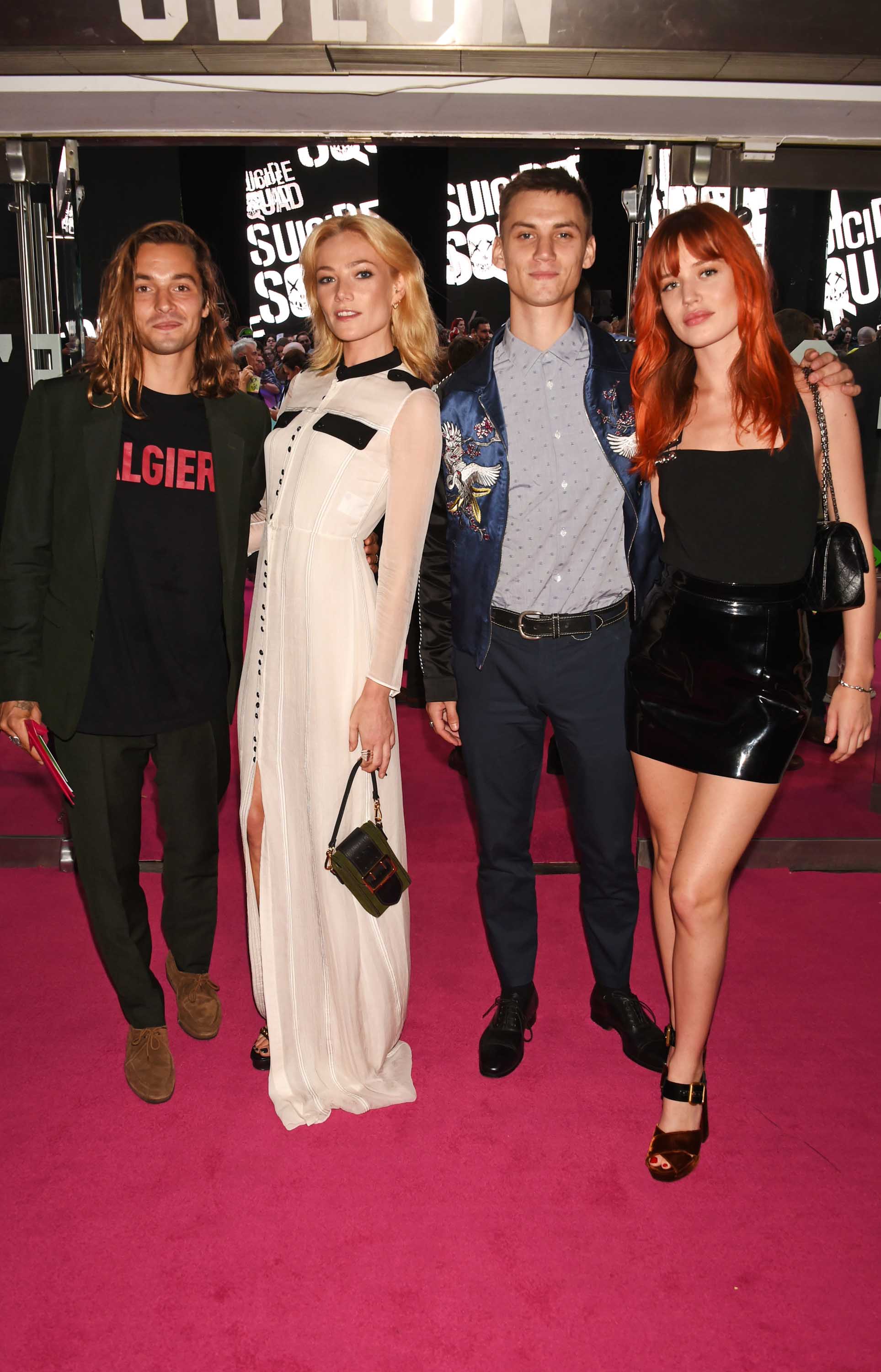 Georgia May Jagger attends the European premiere of Suicide Squad