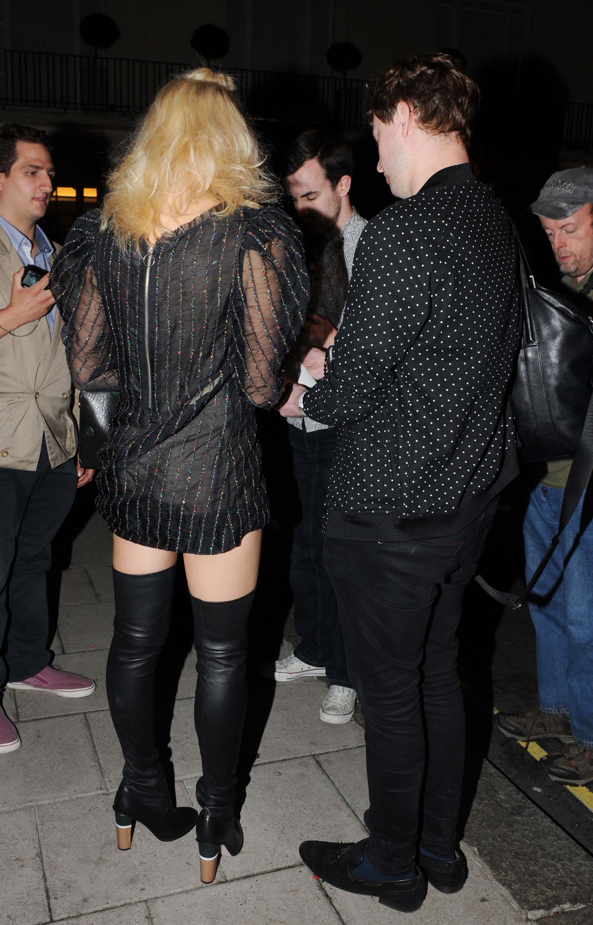 Pixie Lott leaving The Haymarket Theatre