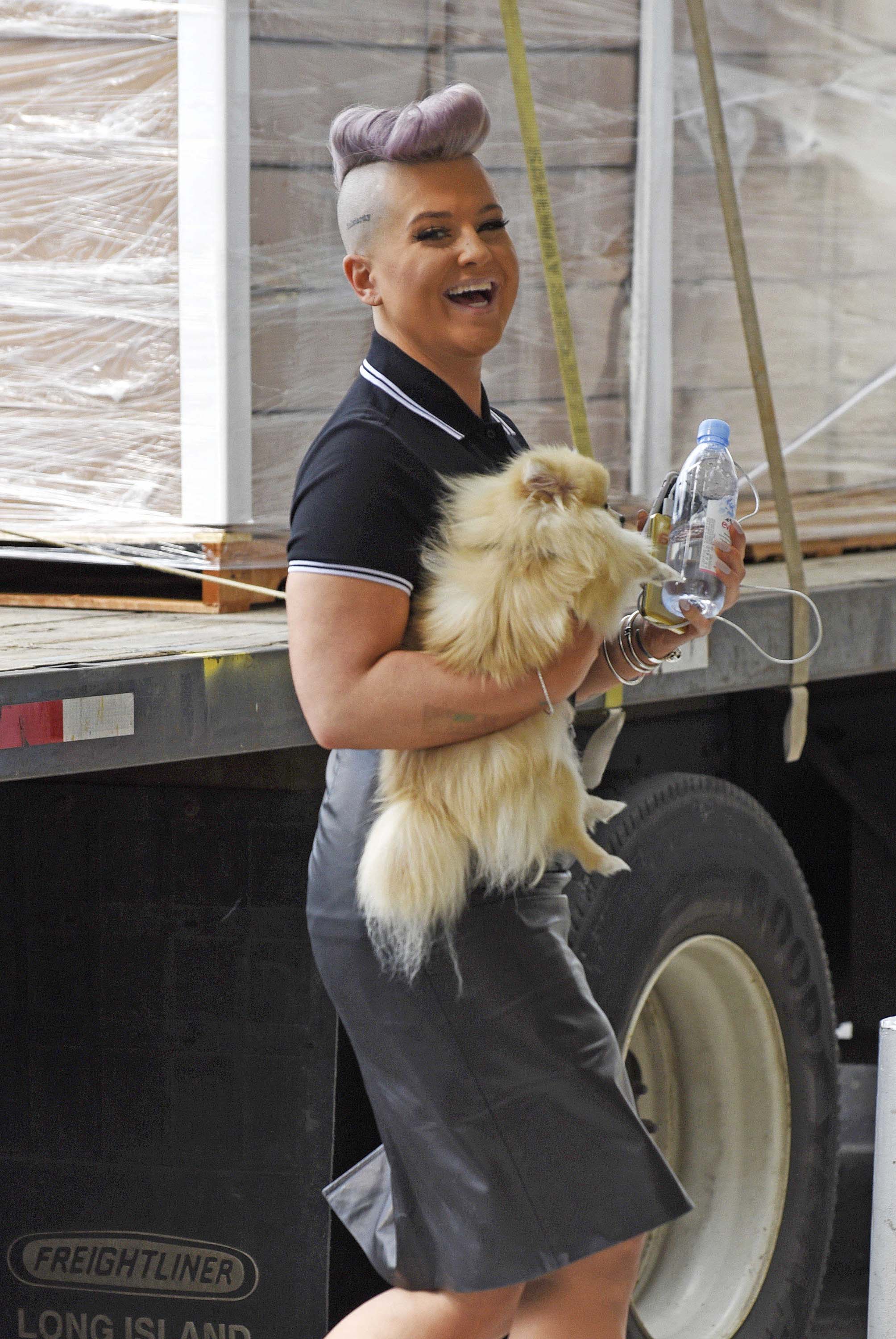 Kelly Osbourne out in New York City