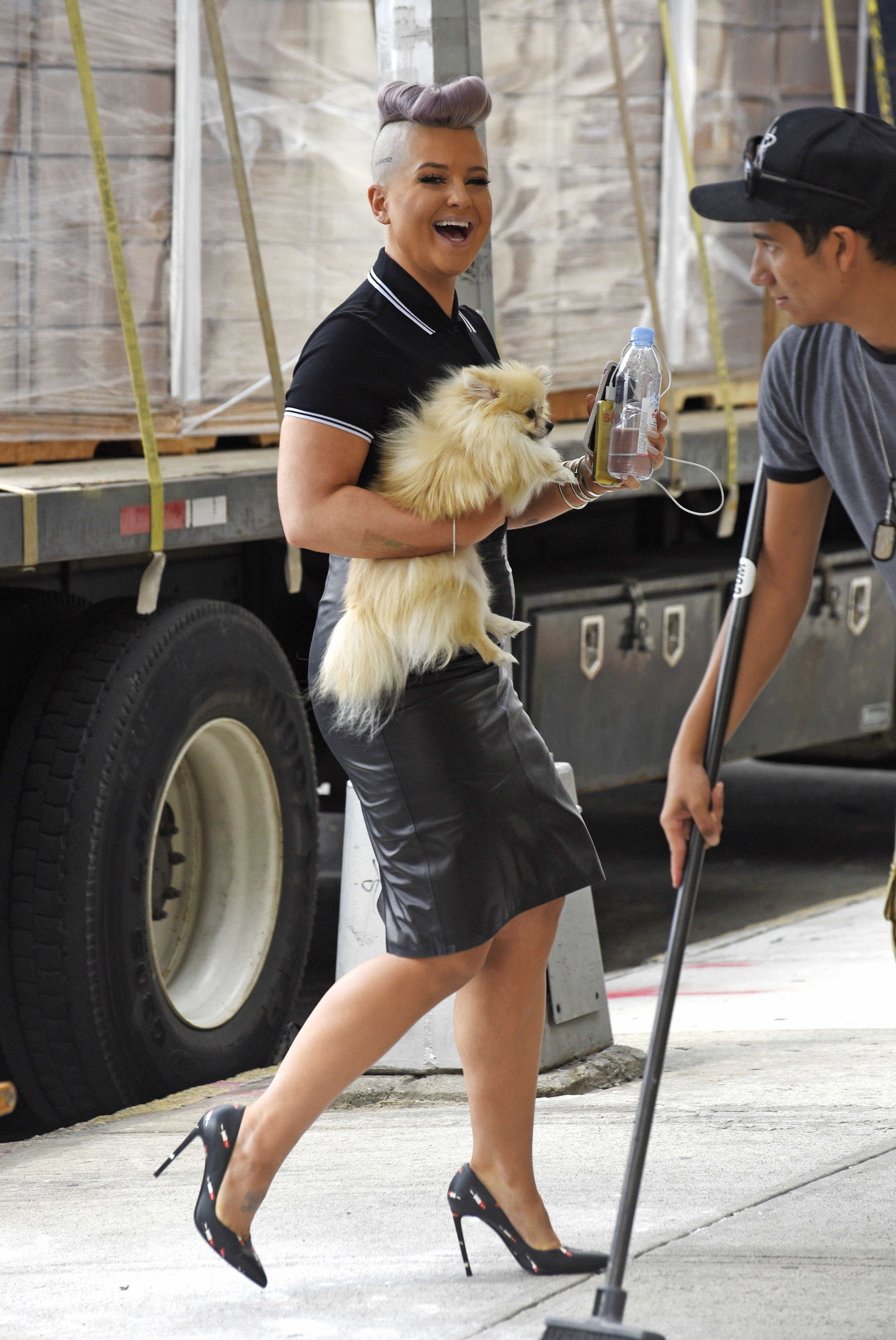 Kelly Osbourne out in New York City