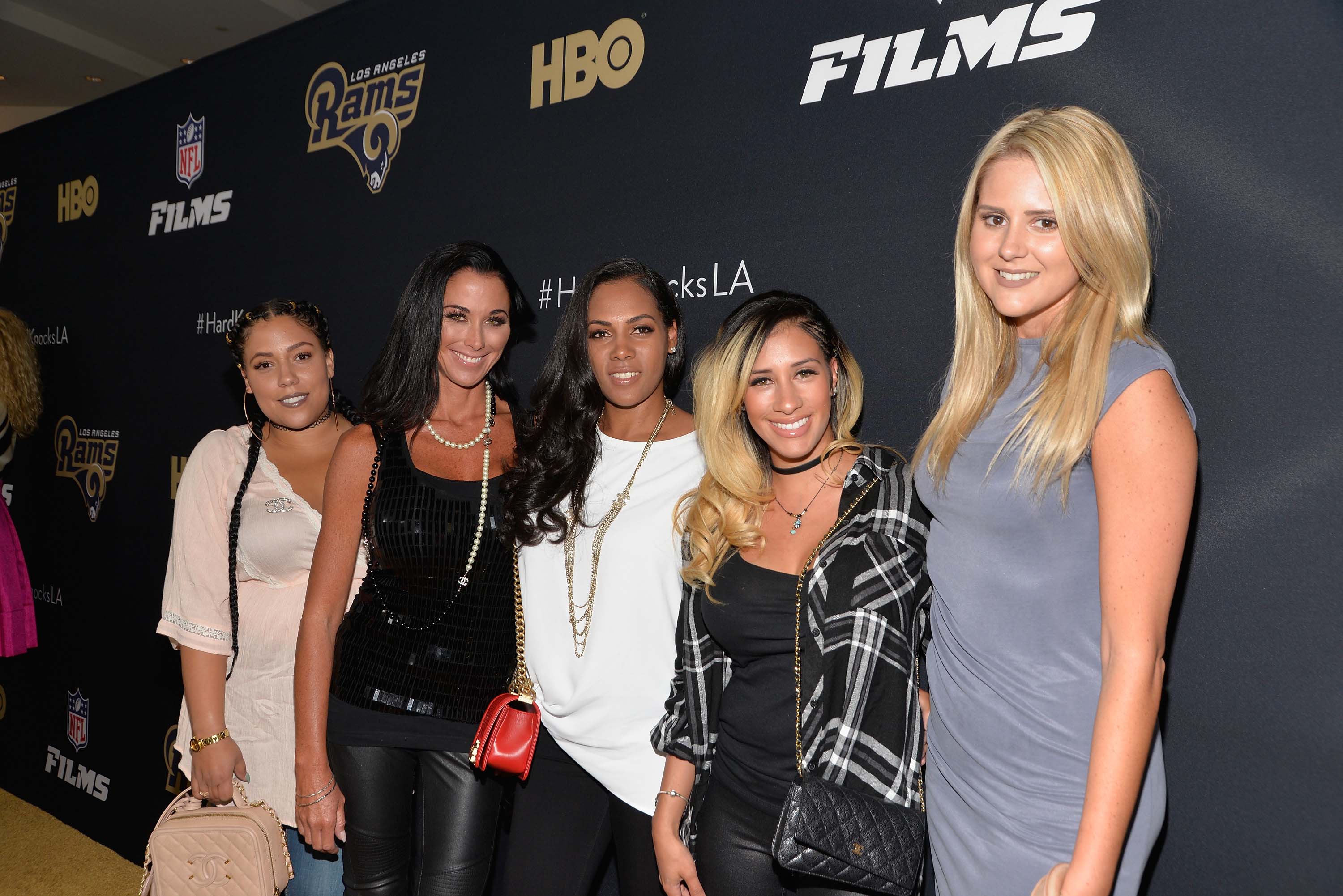 Erin Shannon and Michelle Quick attend Hard Knocks Training Camp With The Los Angeles Rams premiere