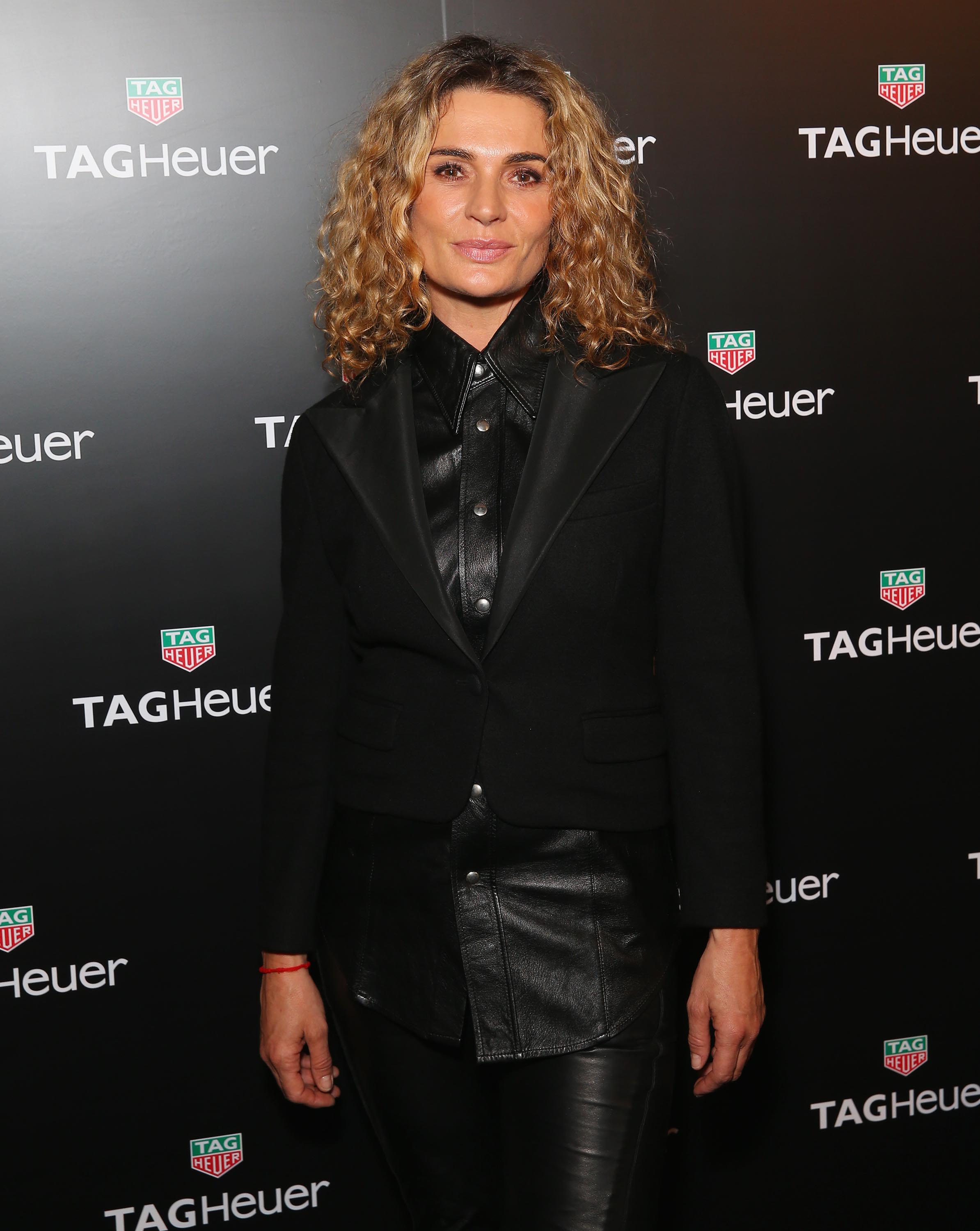 Danielle Cormack arrives at the TAG Heuer Sydney Flagship Re-Opening