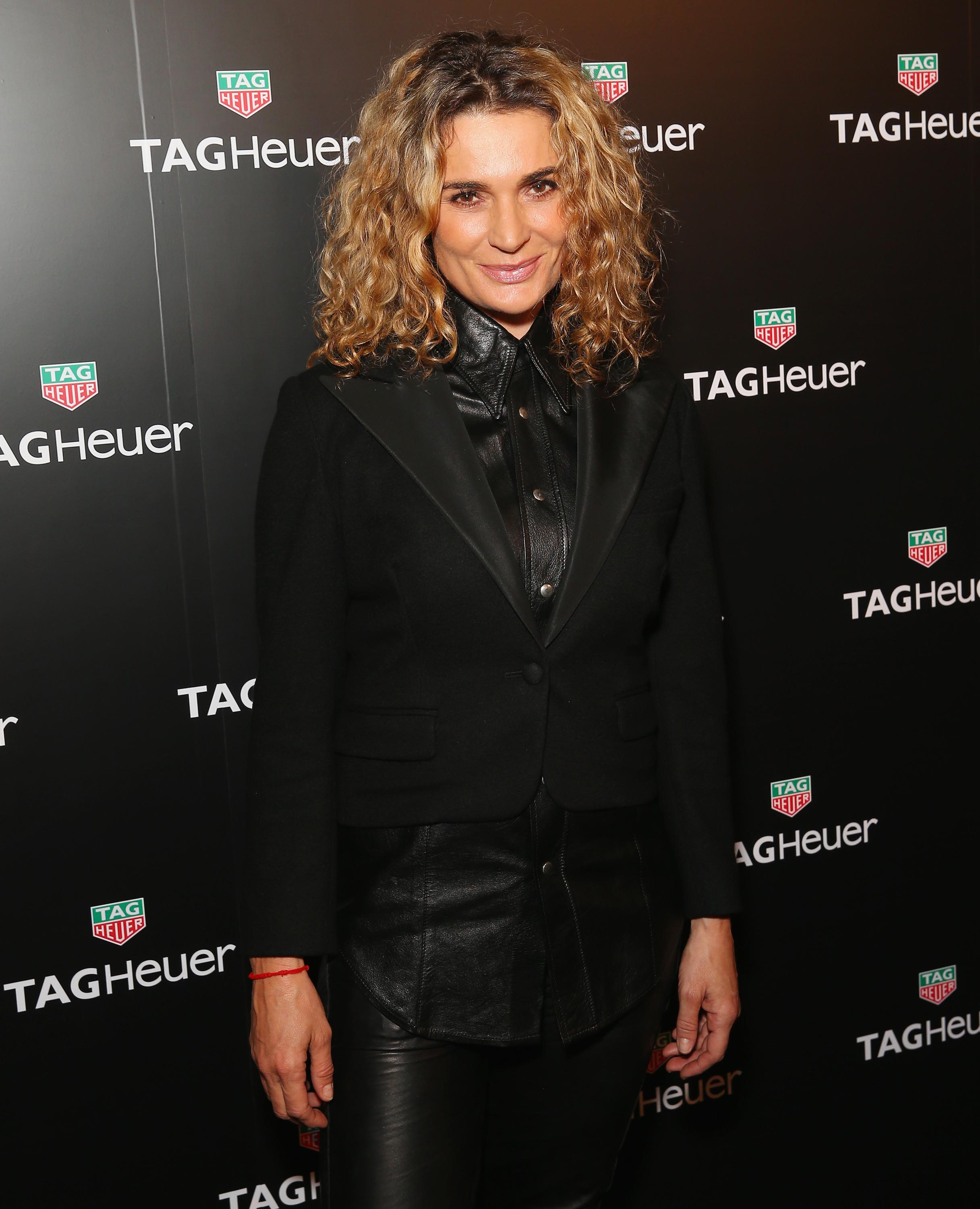 Danielle Cormack arrives at the TAG Heuer Sydney Flagship Re-Opening
