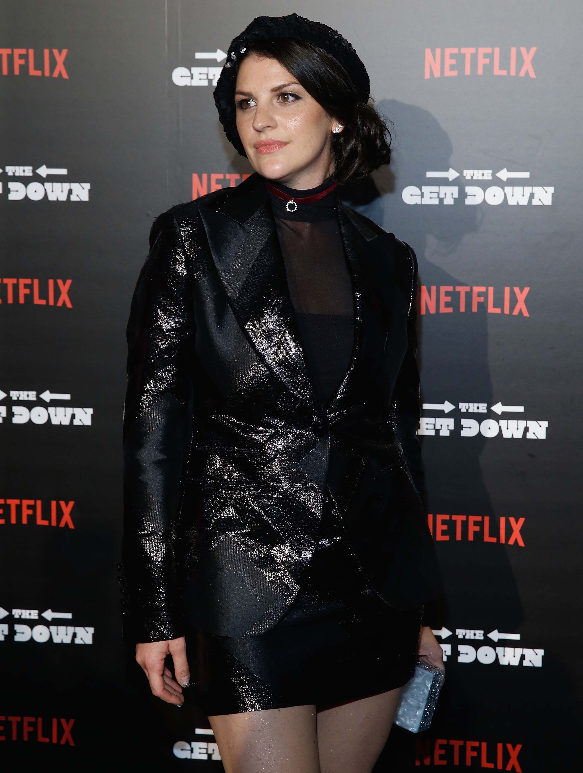 Jerina San Juan attends The Get Down New York premiere