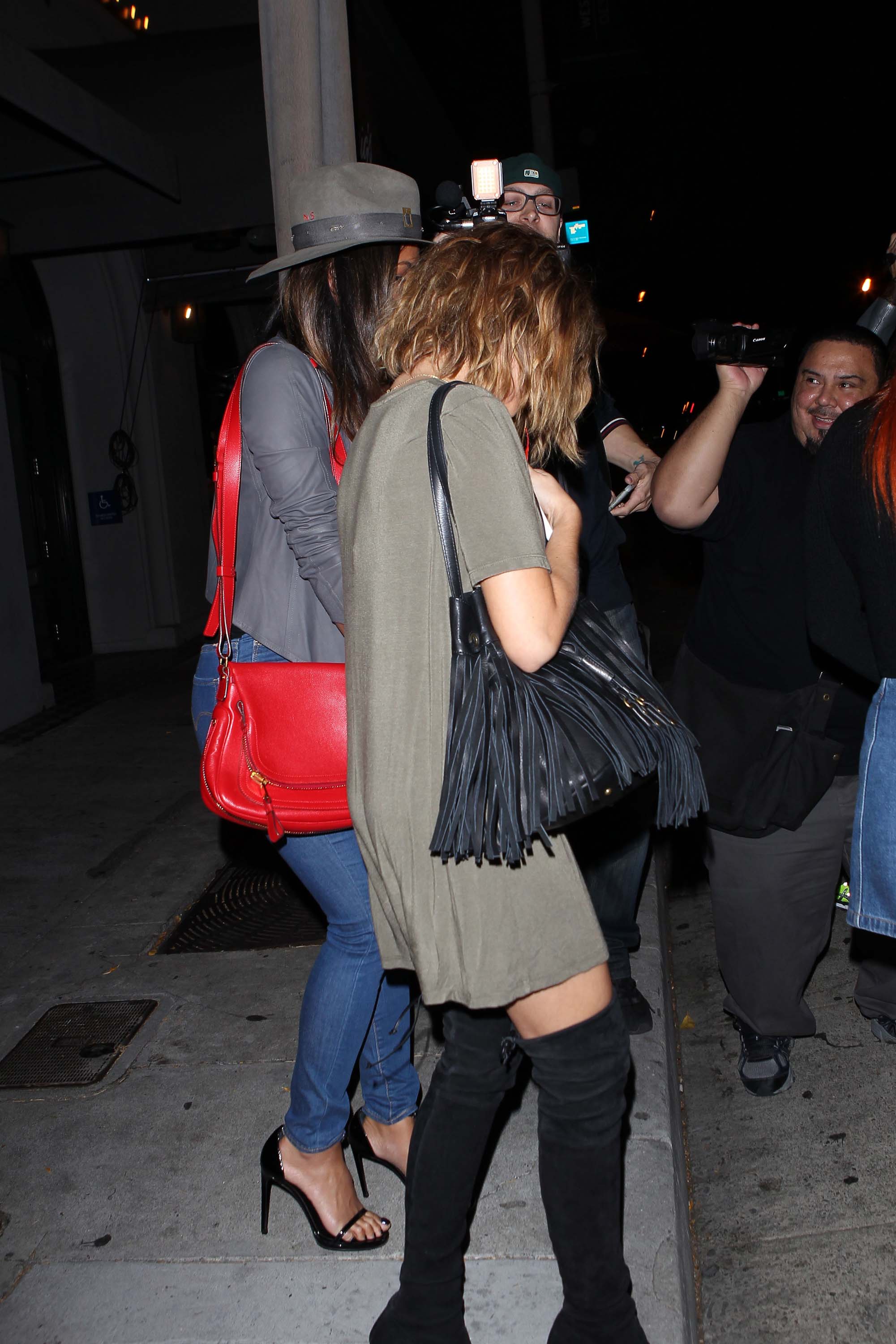 Nicole Scherzinger & Sarah Hyland at Craigs Restaurant