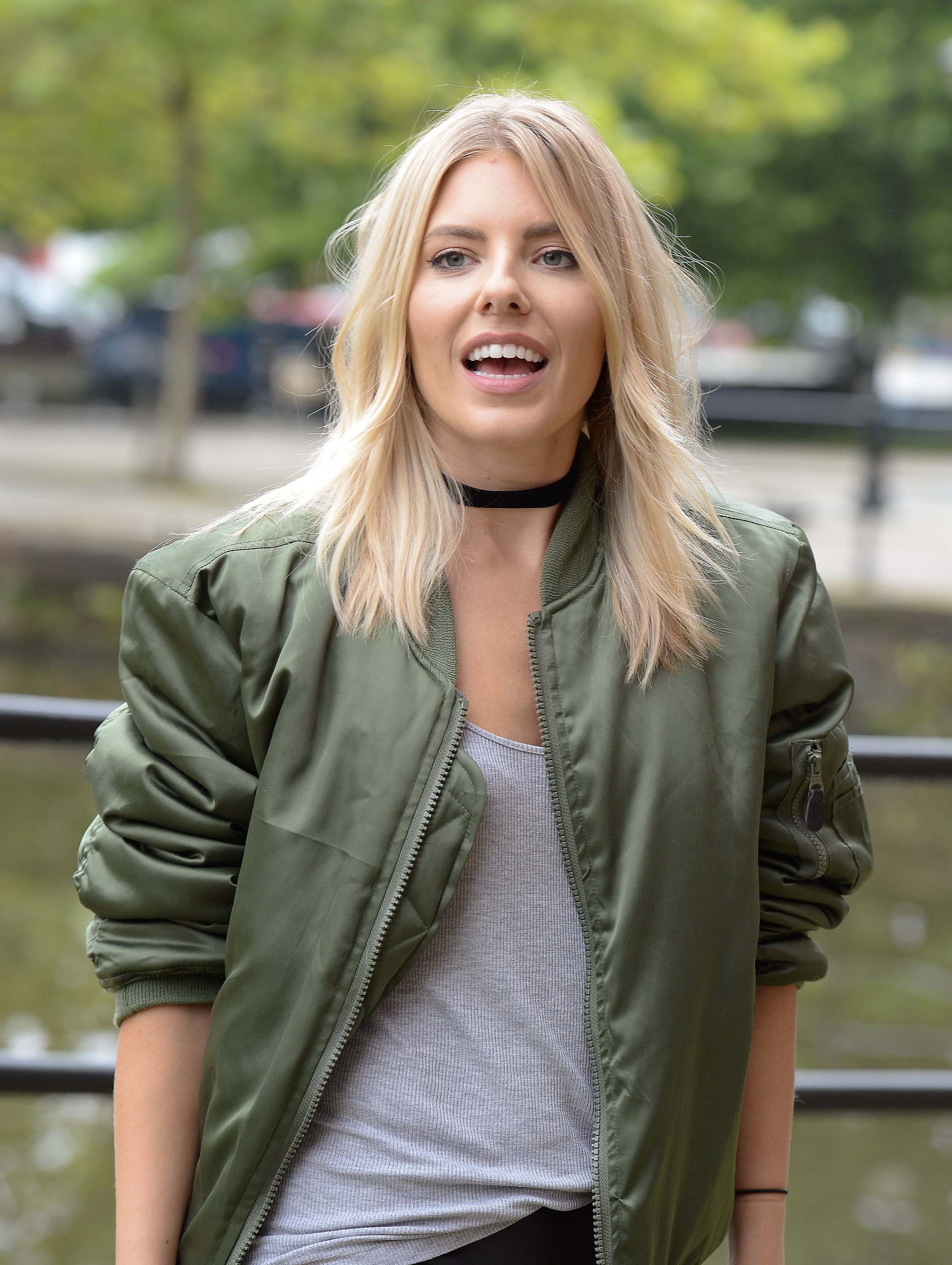 Mollie King arriving at Key 103