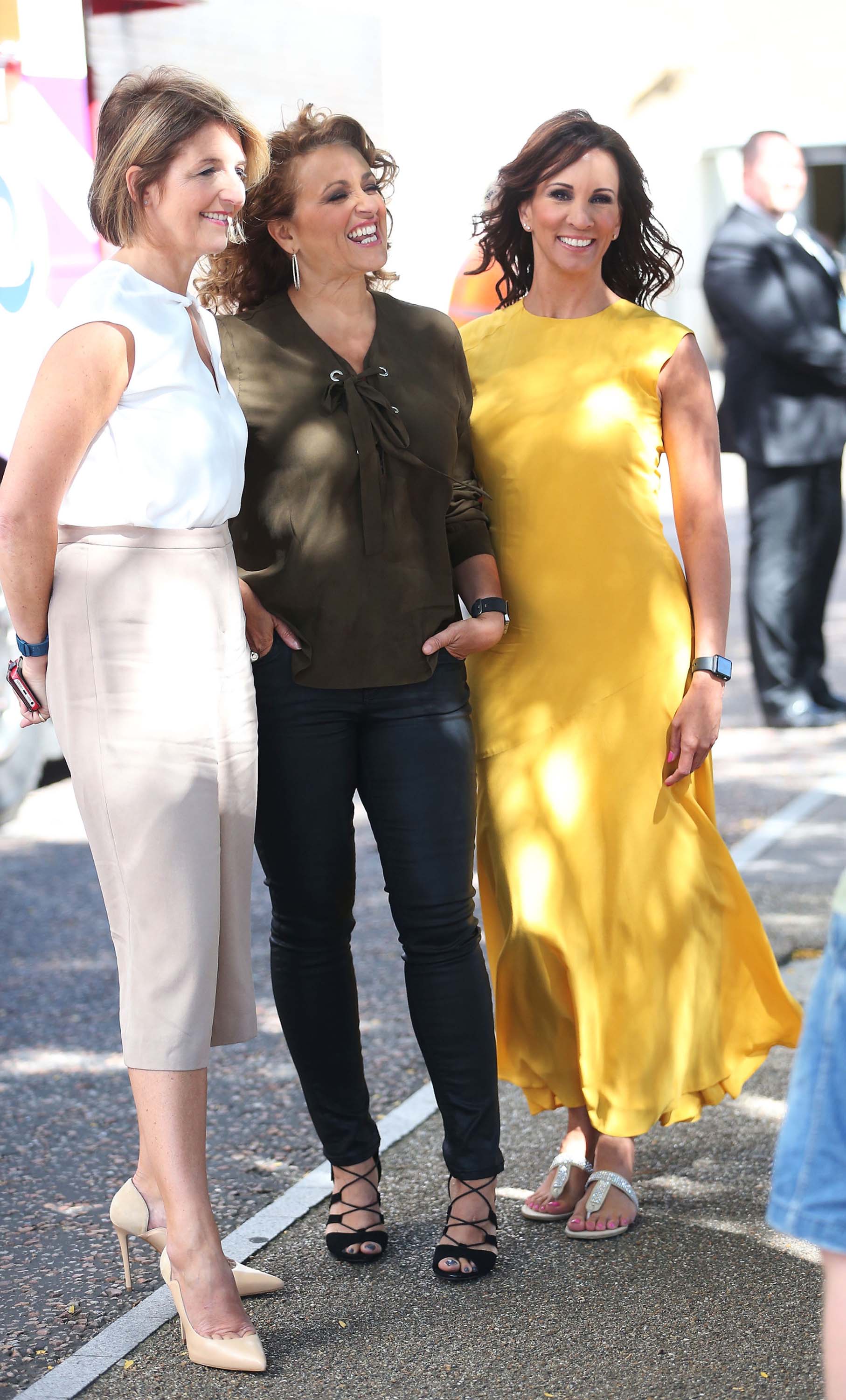 Nadia Sawalha at Pride Of Britain Tour Bus