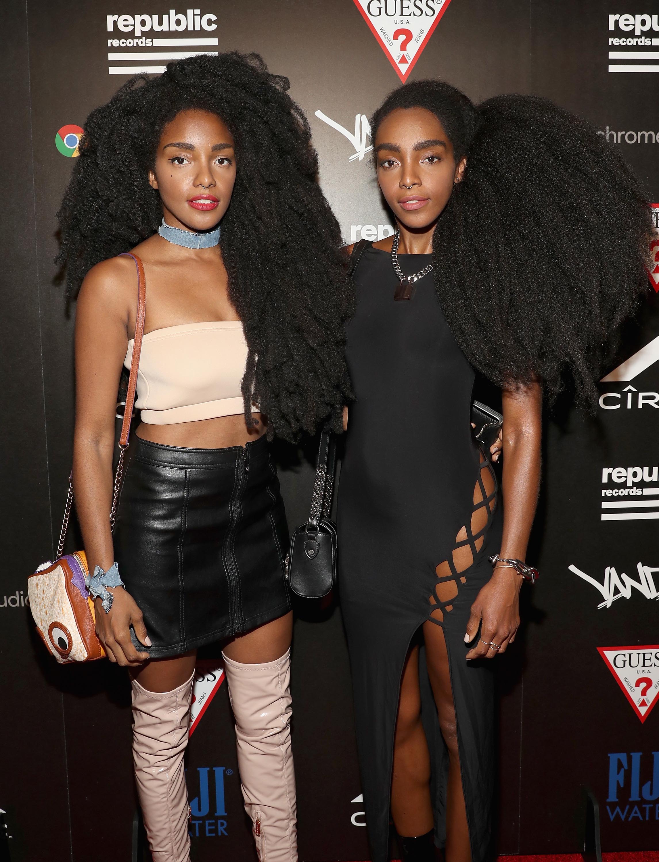TK Quann attends a celebration with Republic Records and Guess