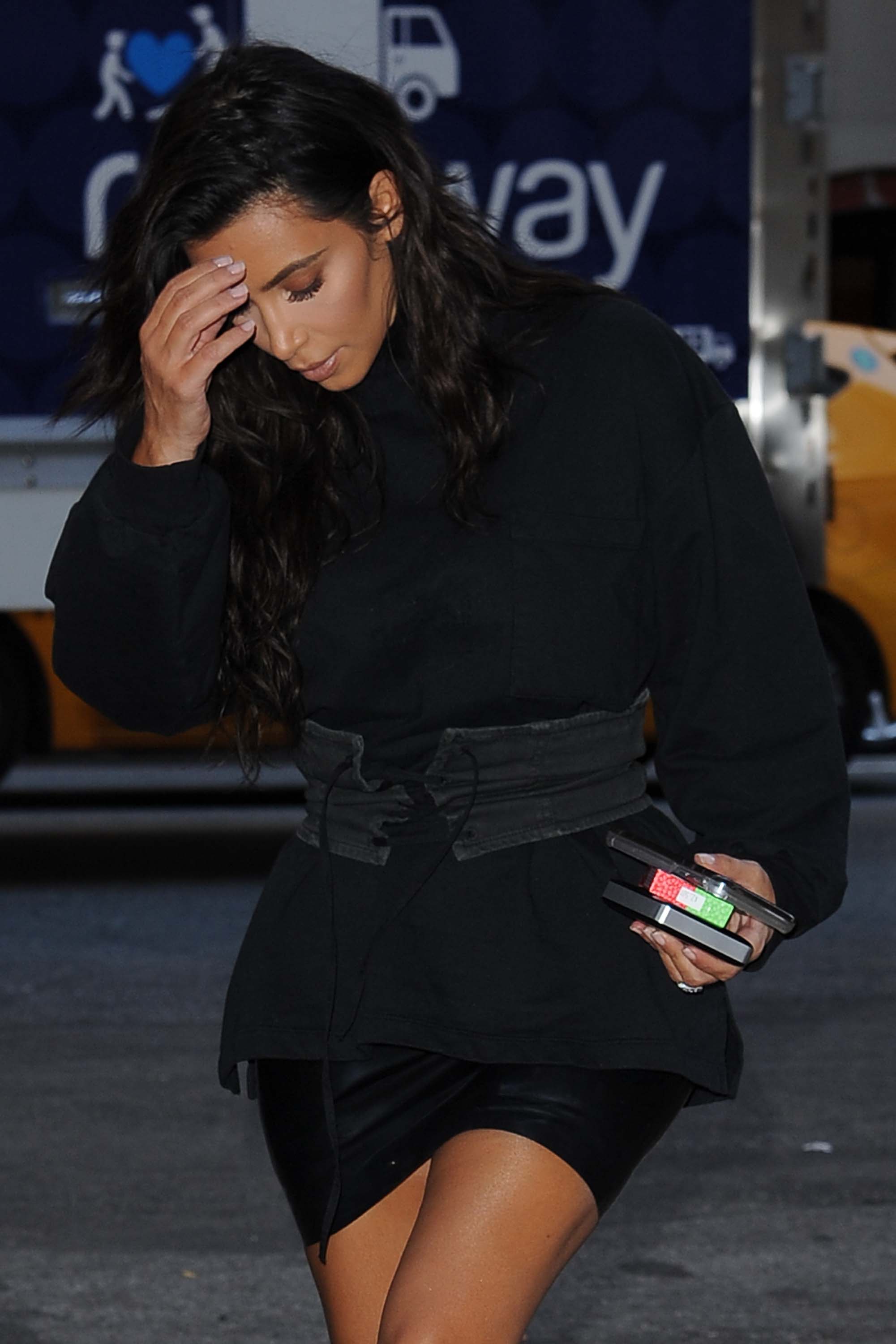 Kim Kardashian out in New York